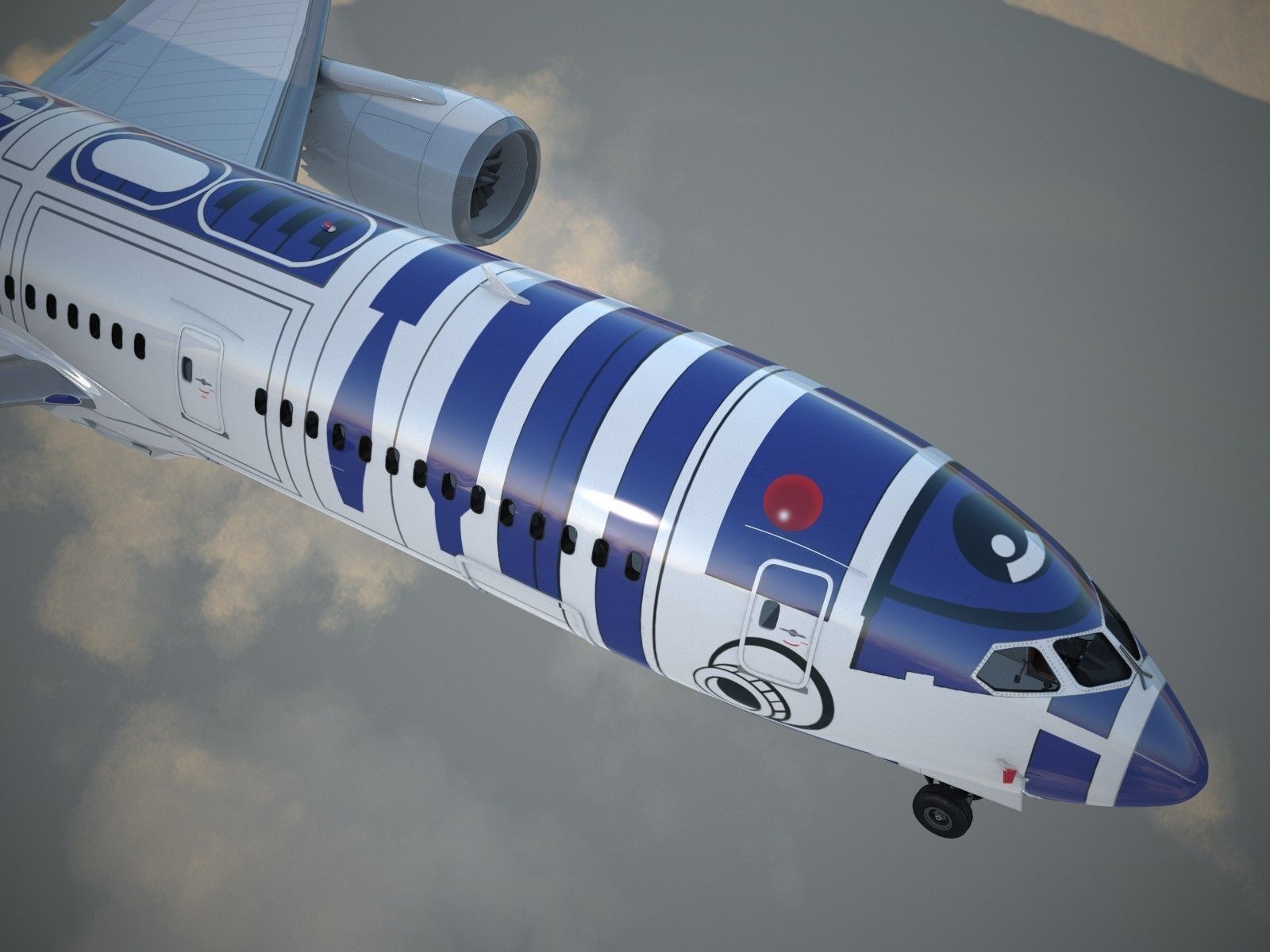 Boeing 787 Dreamliner Star Wars 3D model_10