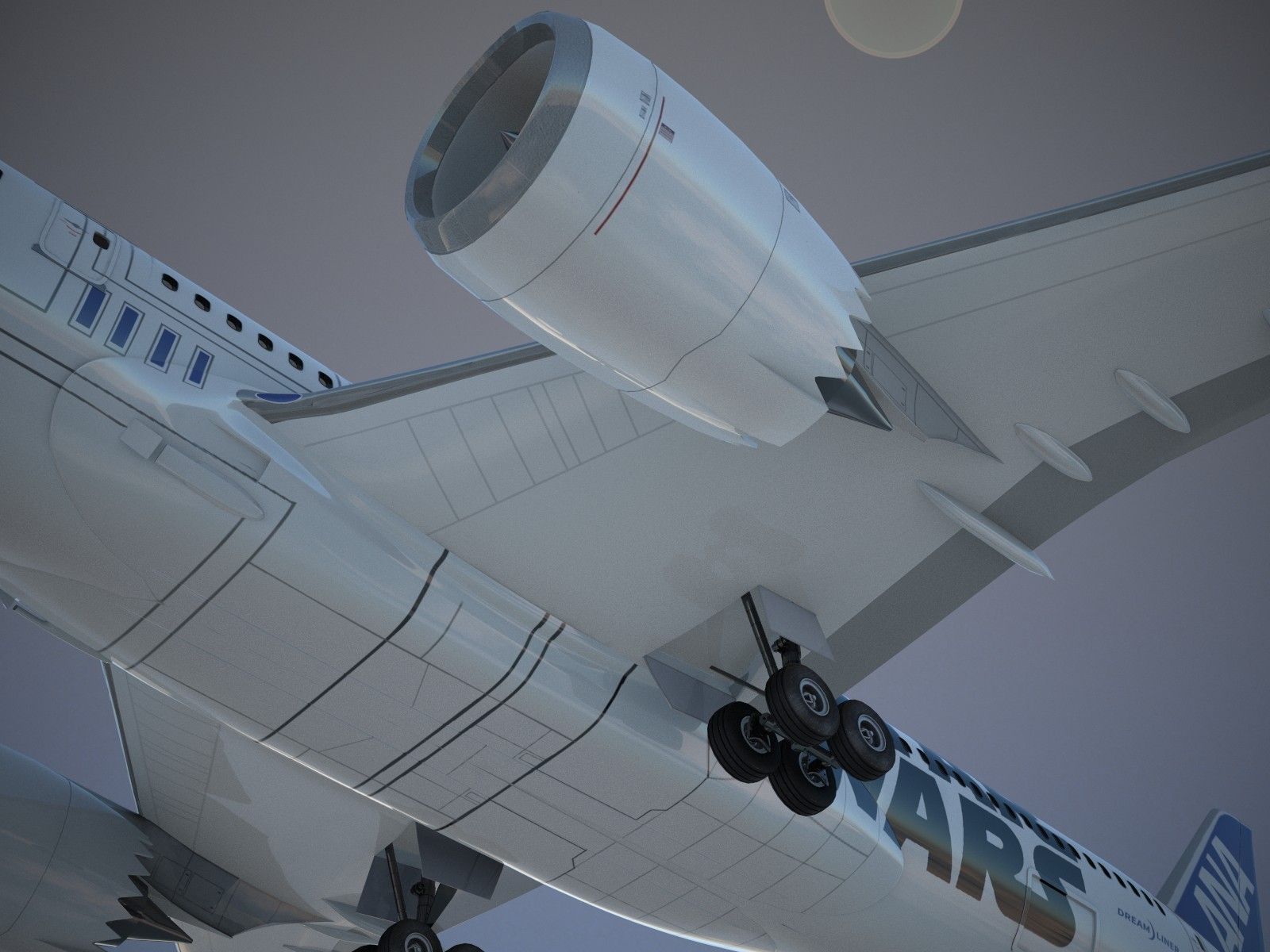 Boeing 787 Dreamliner Star Wars 3D model_7
