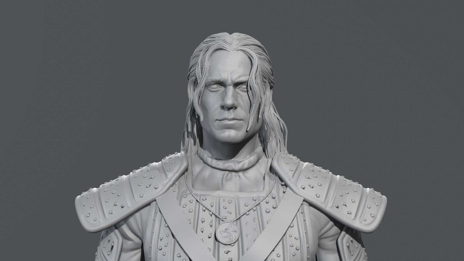 Henry Cavill - Geralt of Rivia - The witcher 3D print model_9