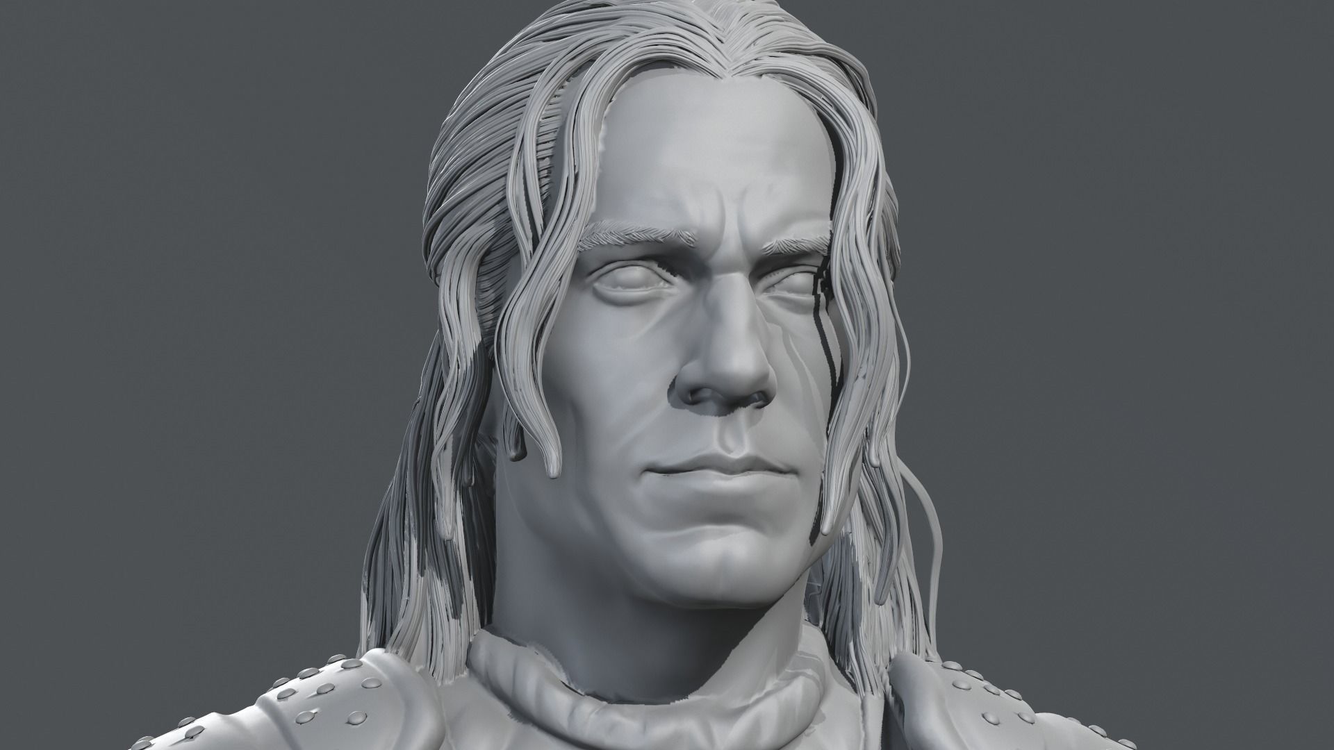 Henry Cavill - Geralt of Rivia - The witcher 3D print model_18