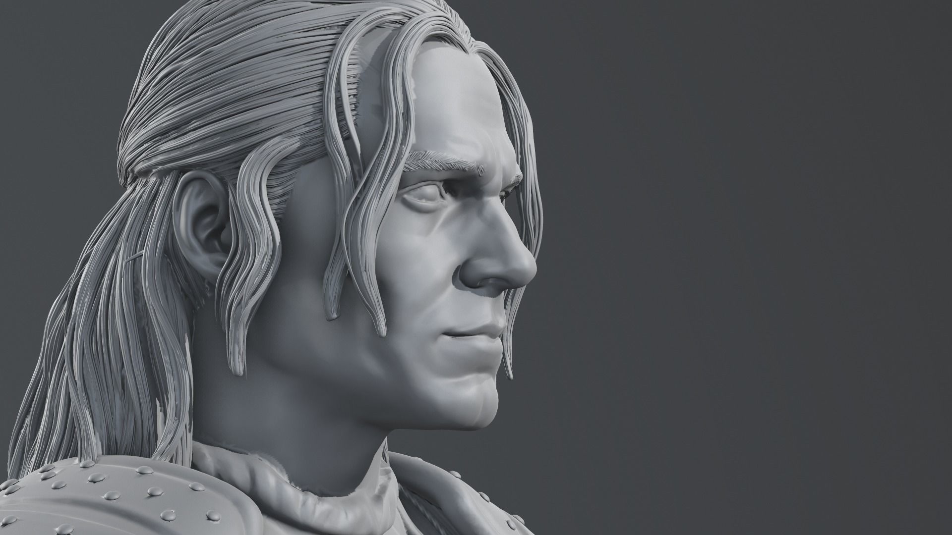 Henry Cavill - Geralt of Rivia - The witcher 3D print model_19