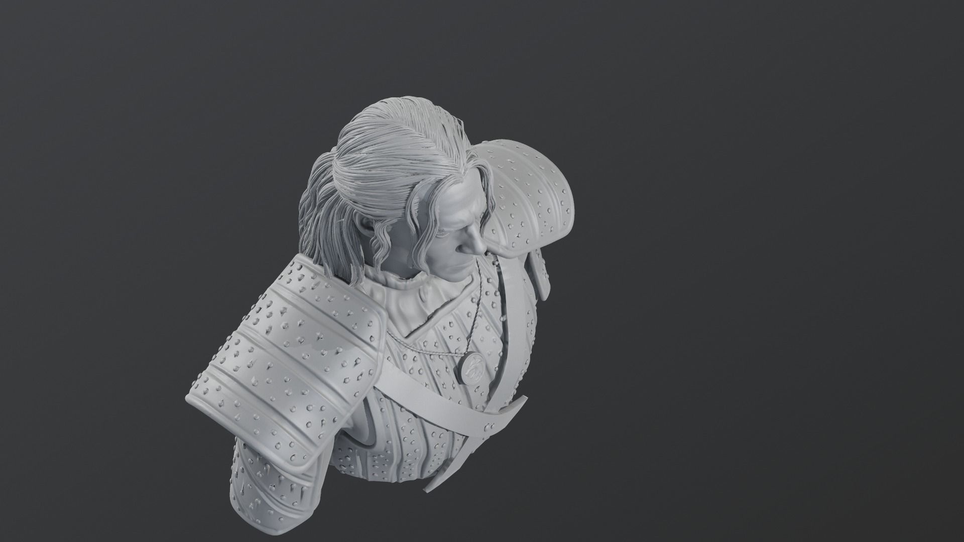Henry Cavill - Geralt of Rivia - The witcher 3D print model_7