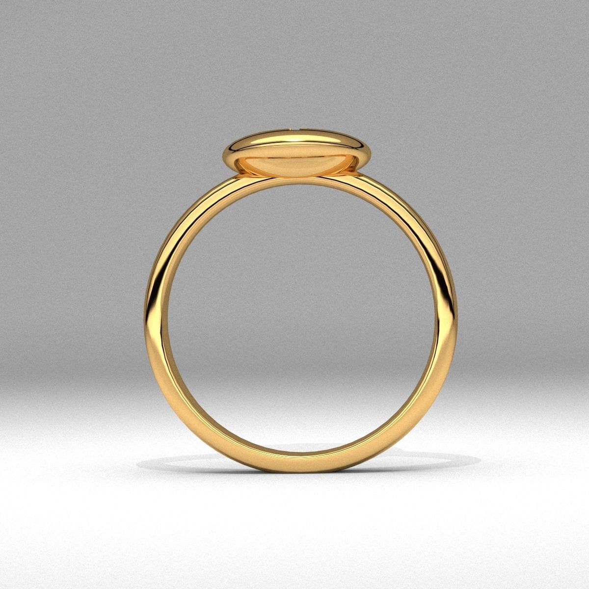 new fashion round dollar money jewelry ring printable 3D print model_3