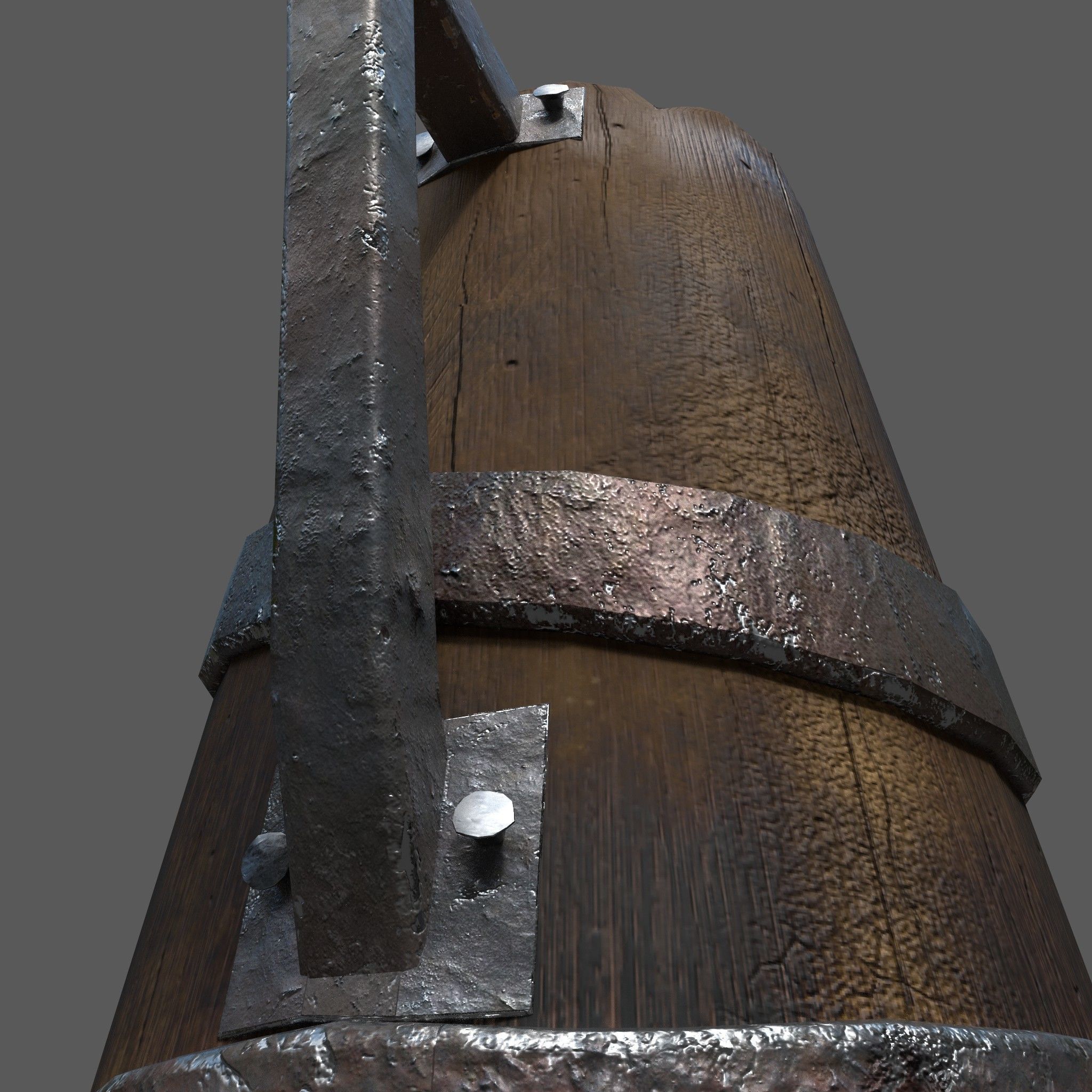 Medieval Style Beer Mug  Low-poly 3D model_18