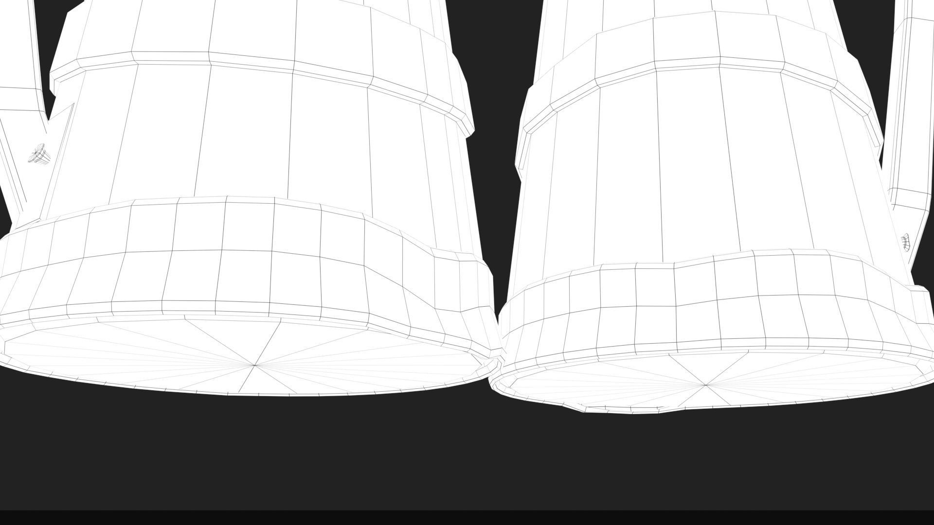 Medieval Style Beer Mug  Low-poly 3D model_37