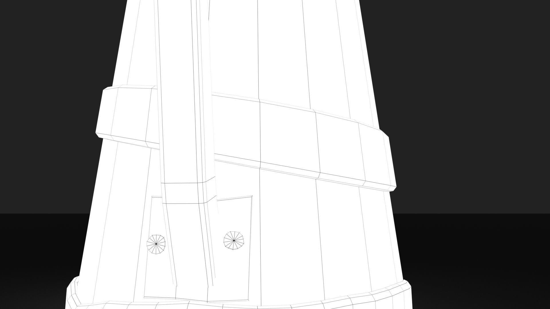 Medieval Style Beer Mug  Low-poly 3D model_40