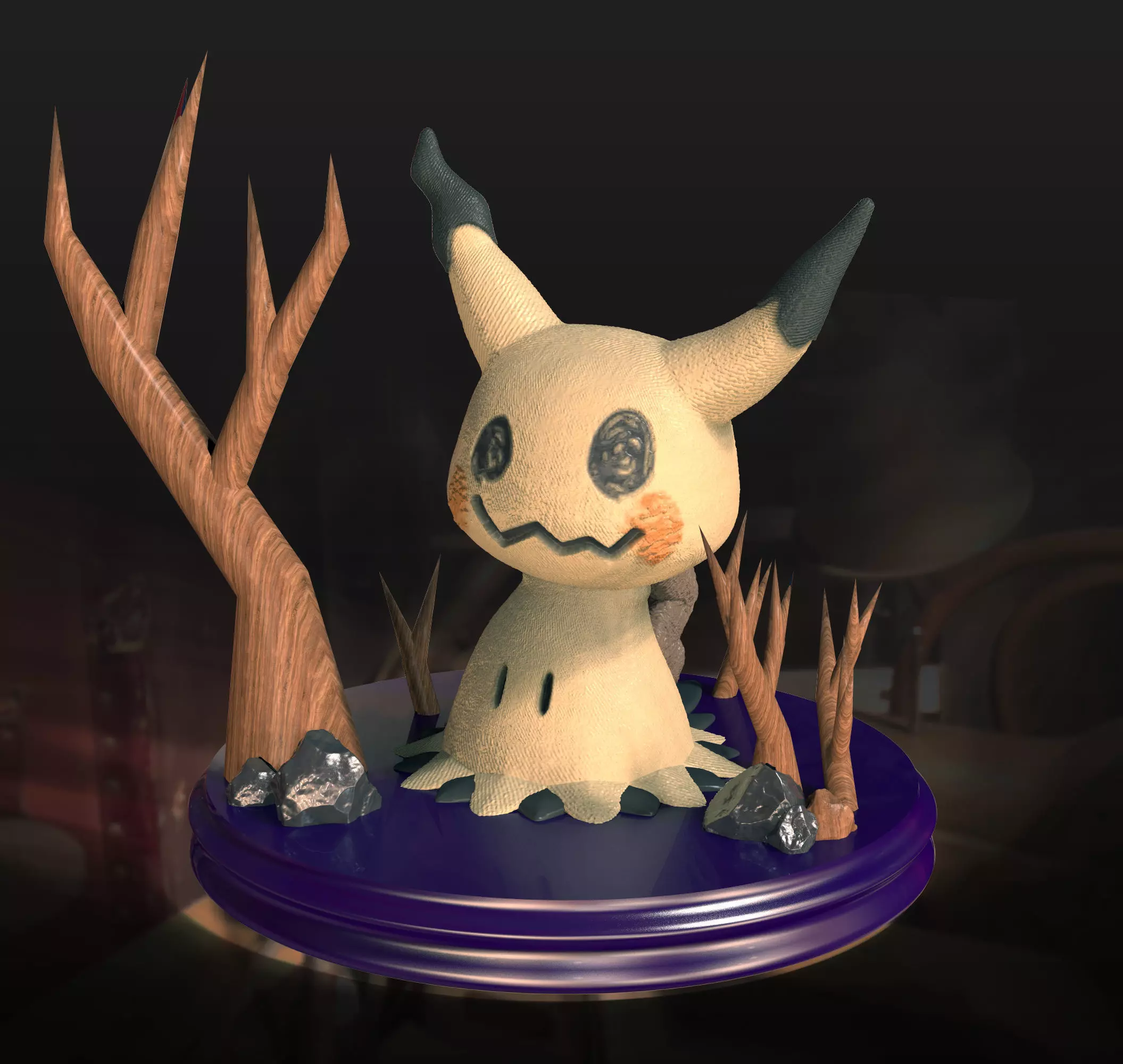 POKEMON Mimikyu Diorama 3D print model_0