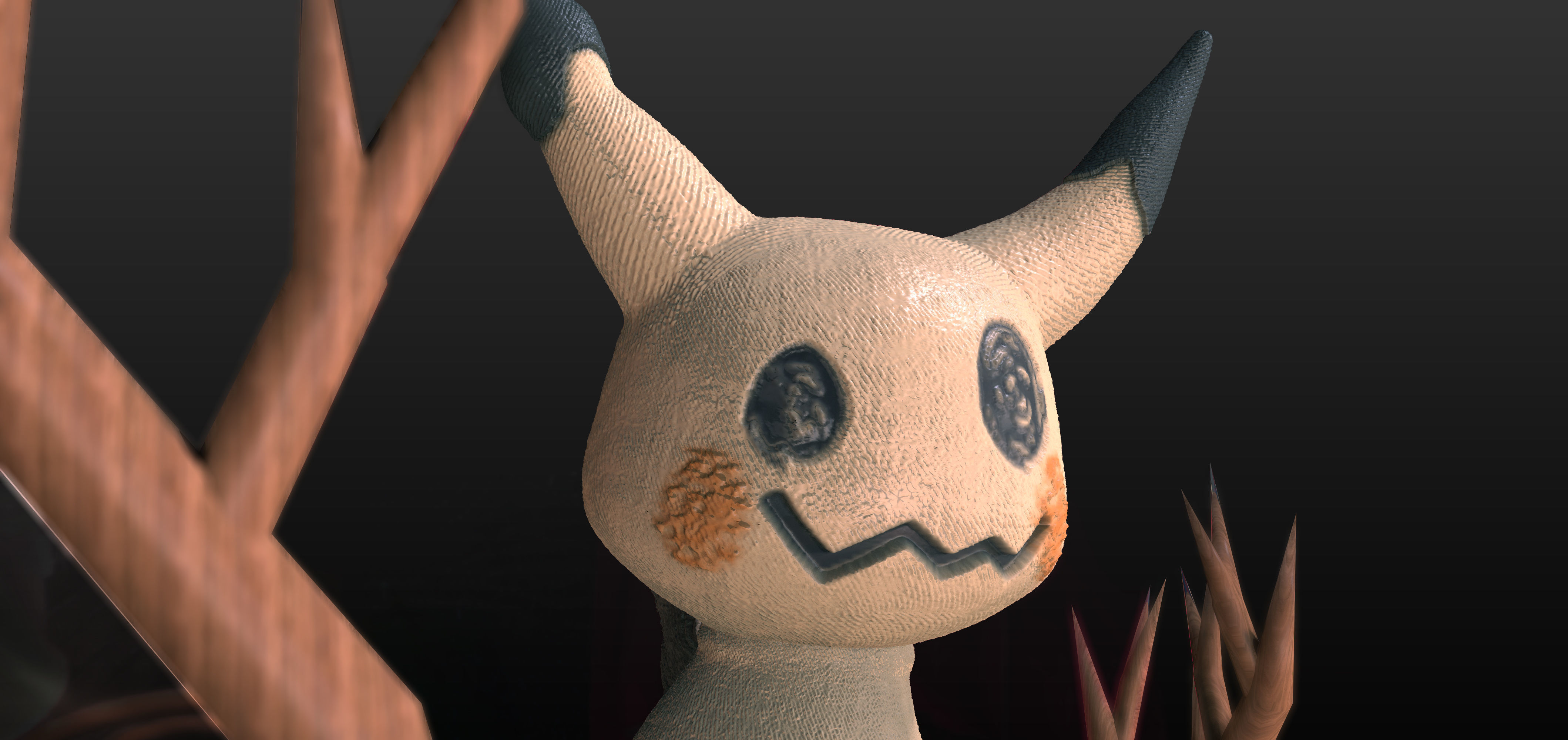 POKEMON Mimikyu Diorama 3D print model_3