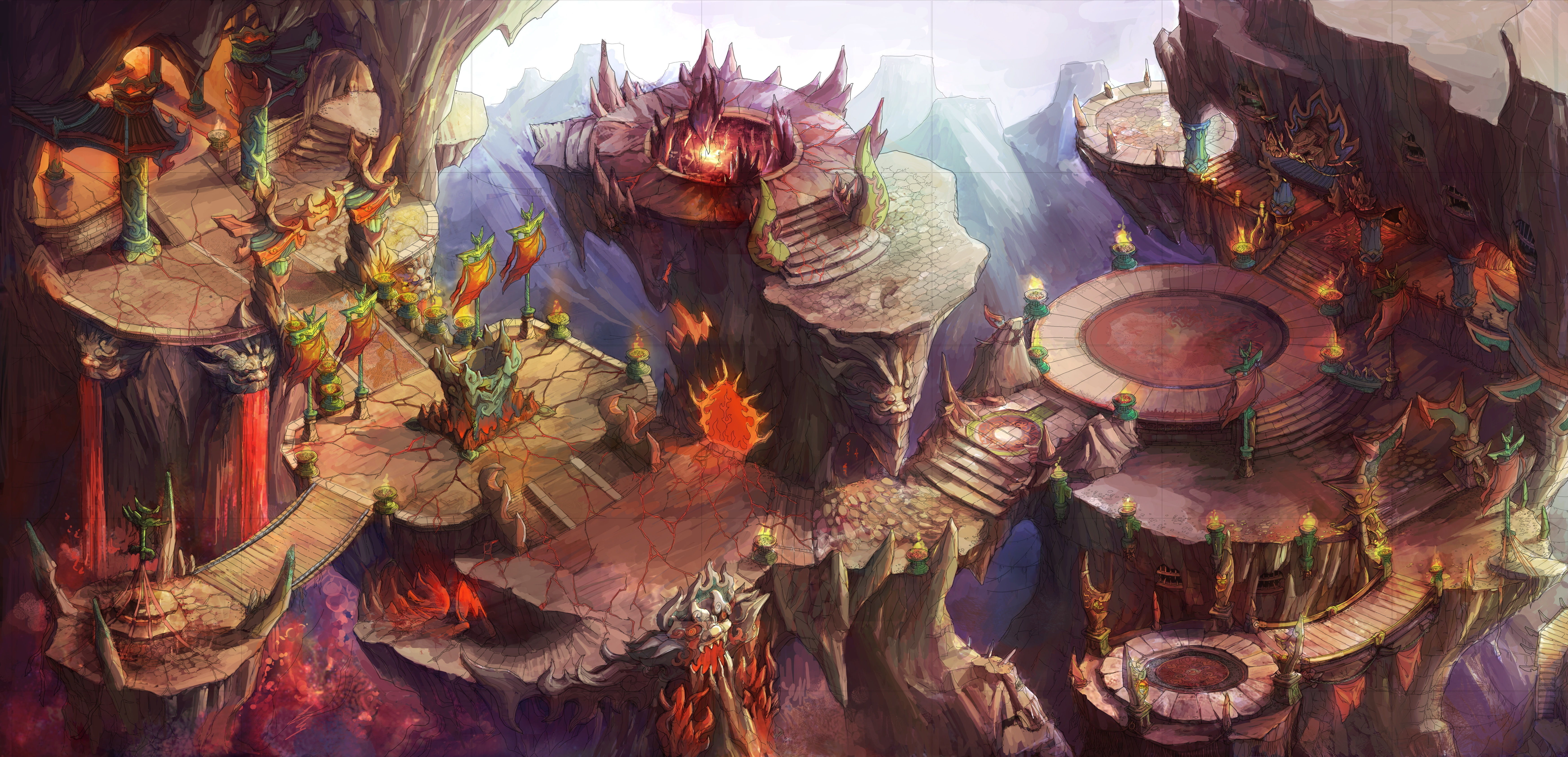 ff religious altar Zoroastrianism Little Altar 01 3D model_4