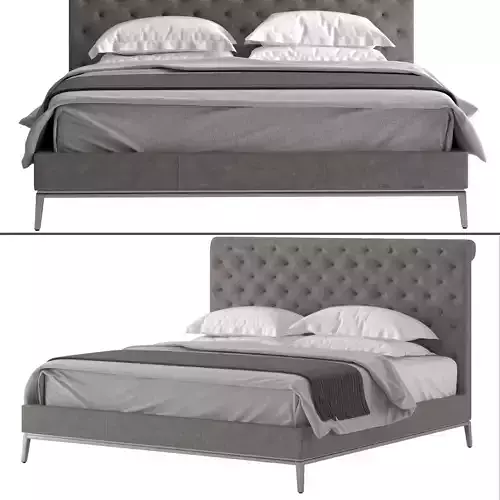 Rh Italia Chesterfield Bed