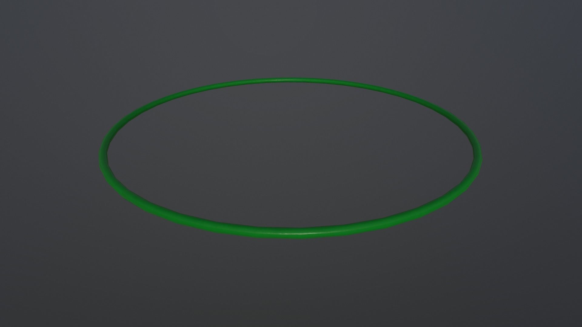 Hulahoop Green Low-poly 3D model_19
