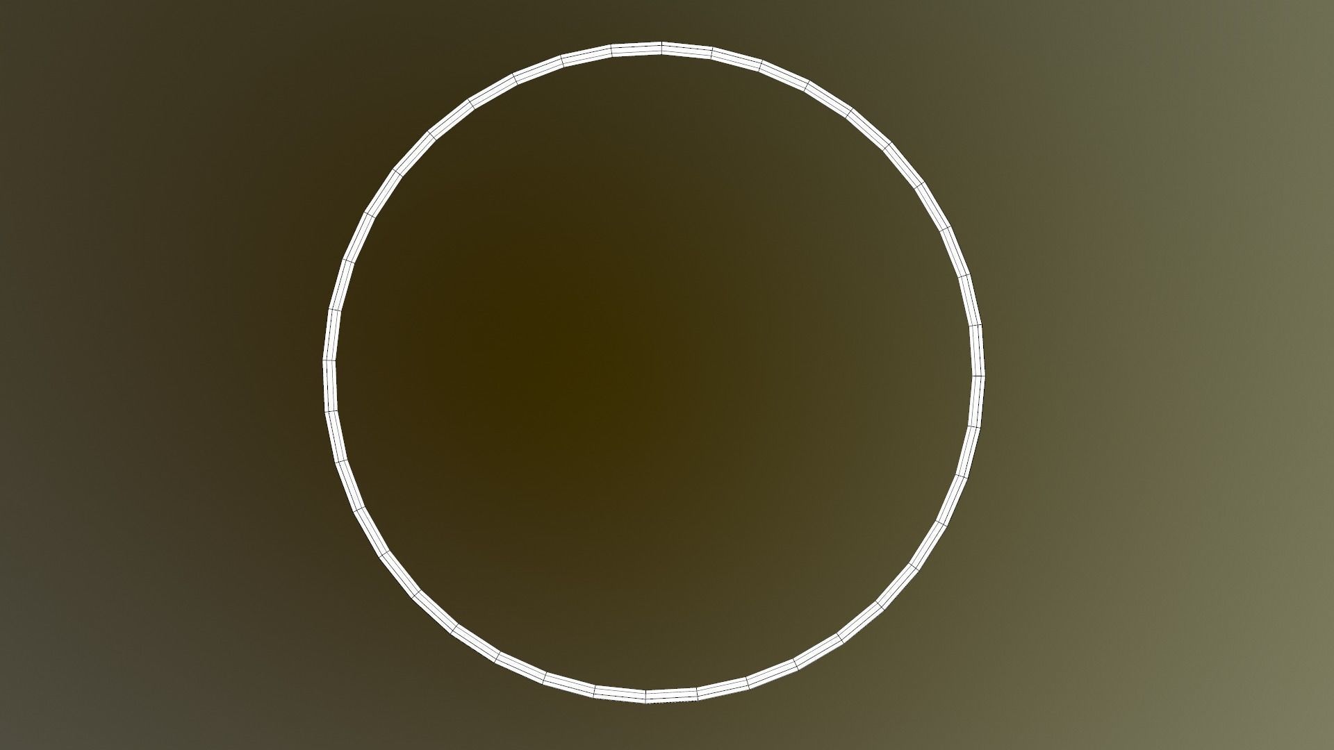 Hulahoop Green Low-poly 3D model_35