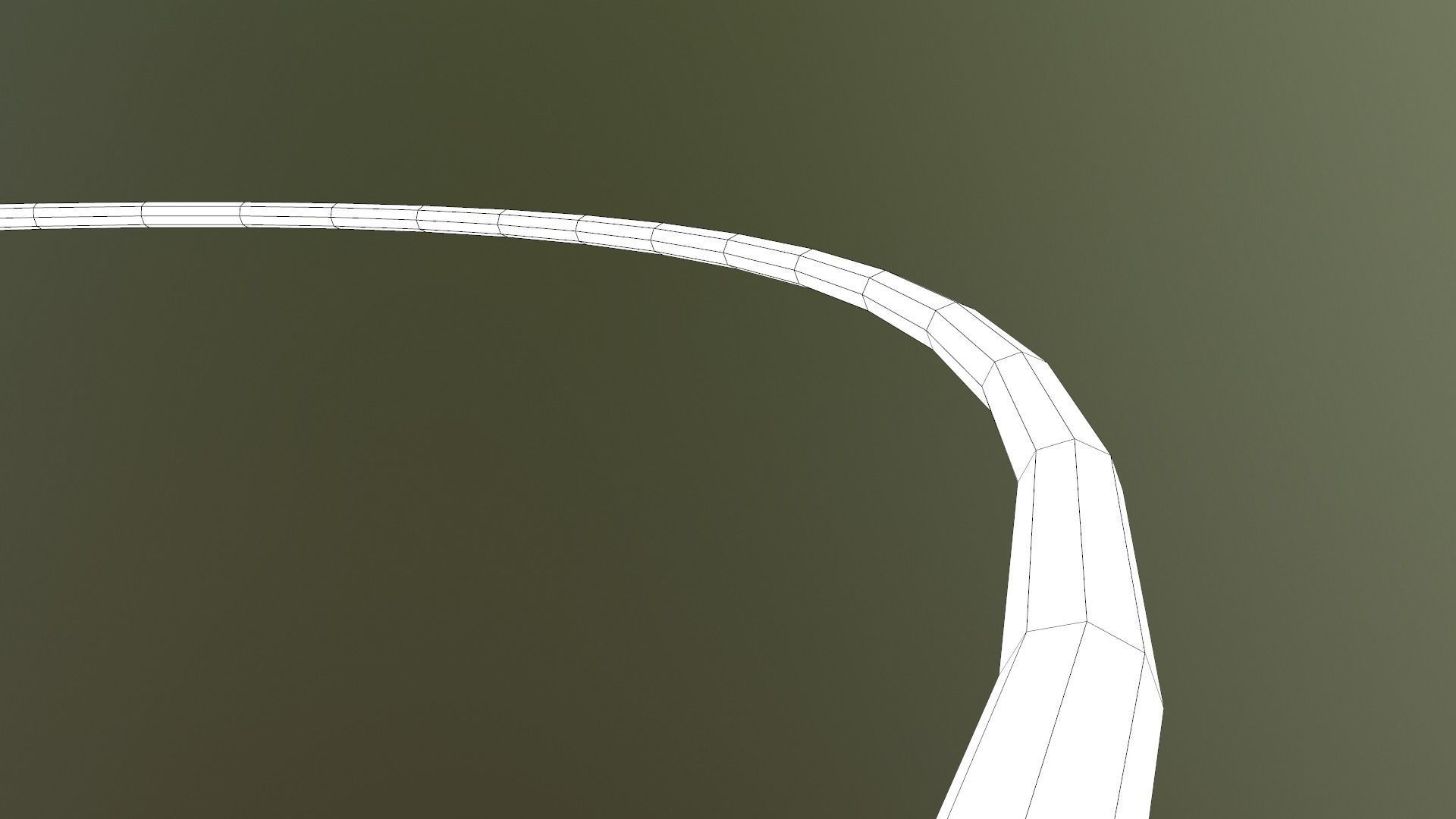 Hulahoop Green Low-poly 3D model_31