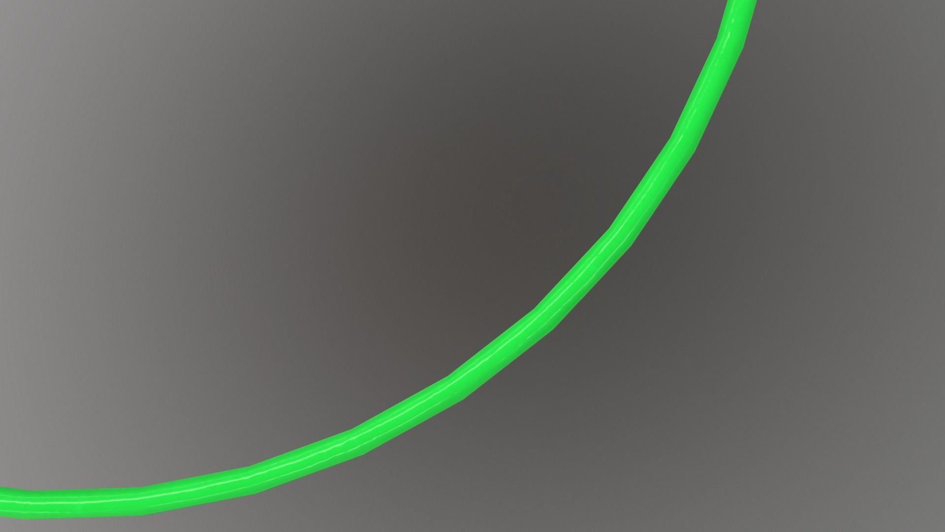 Hulahoop Green Low-poly 3D model_10