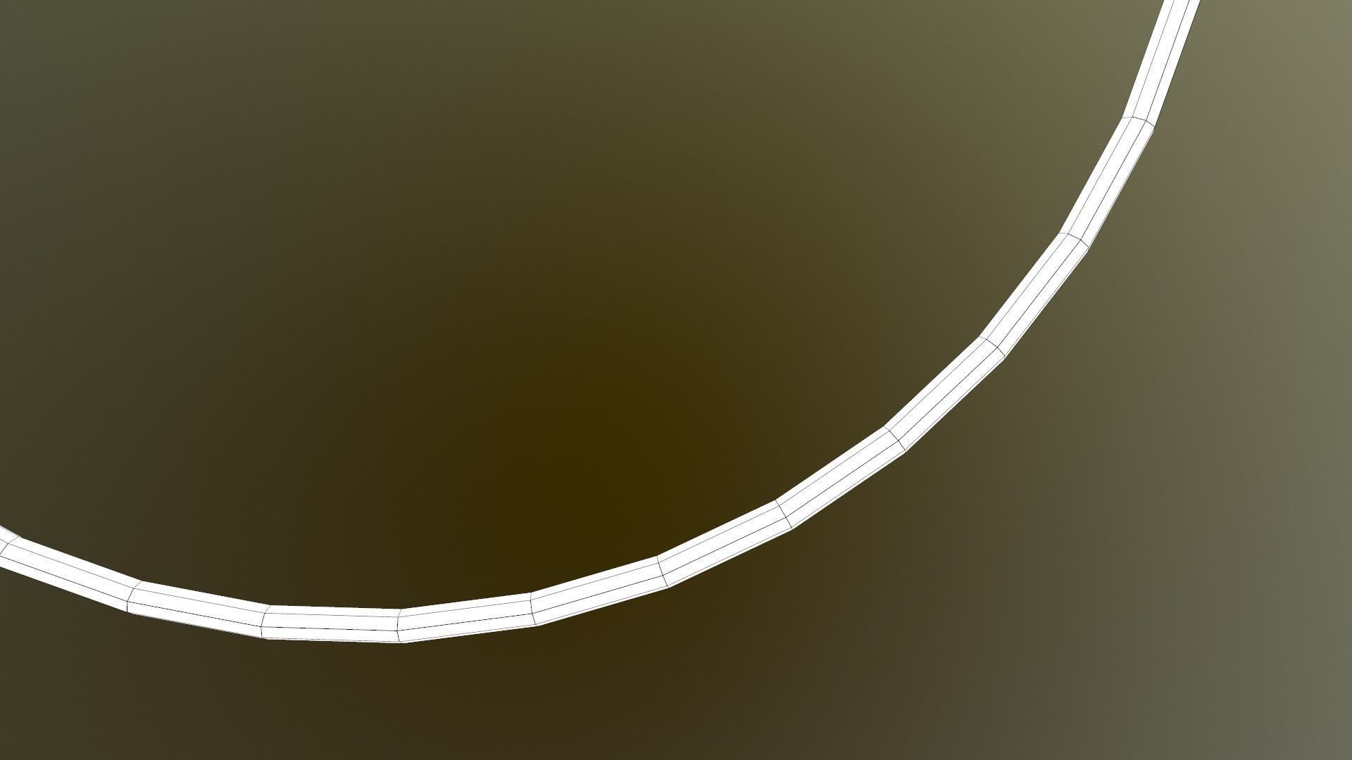 Hulahoop Green Low-poly 3D model_34