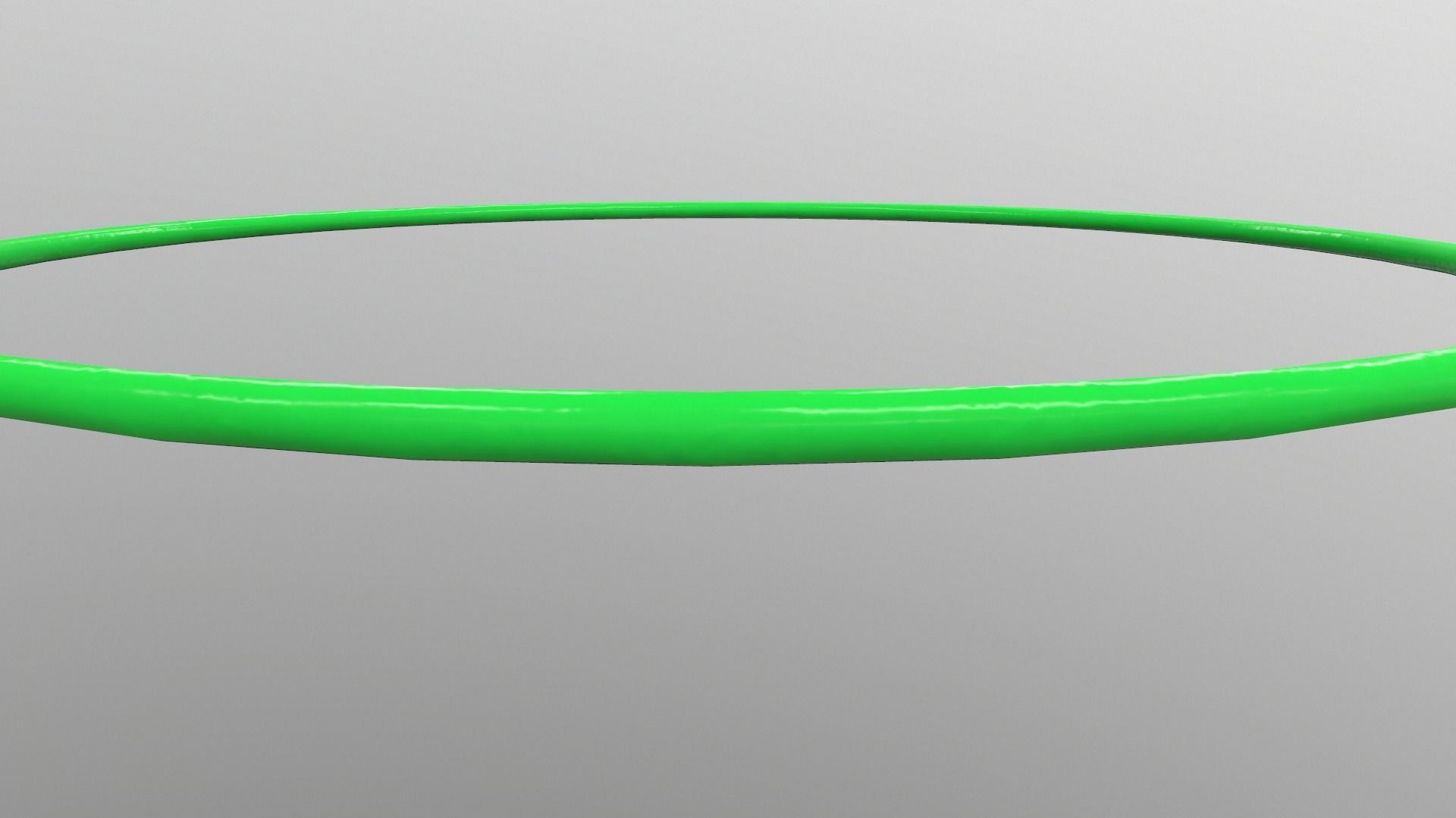 Hulahoop Green Low-poly 3D model_3
