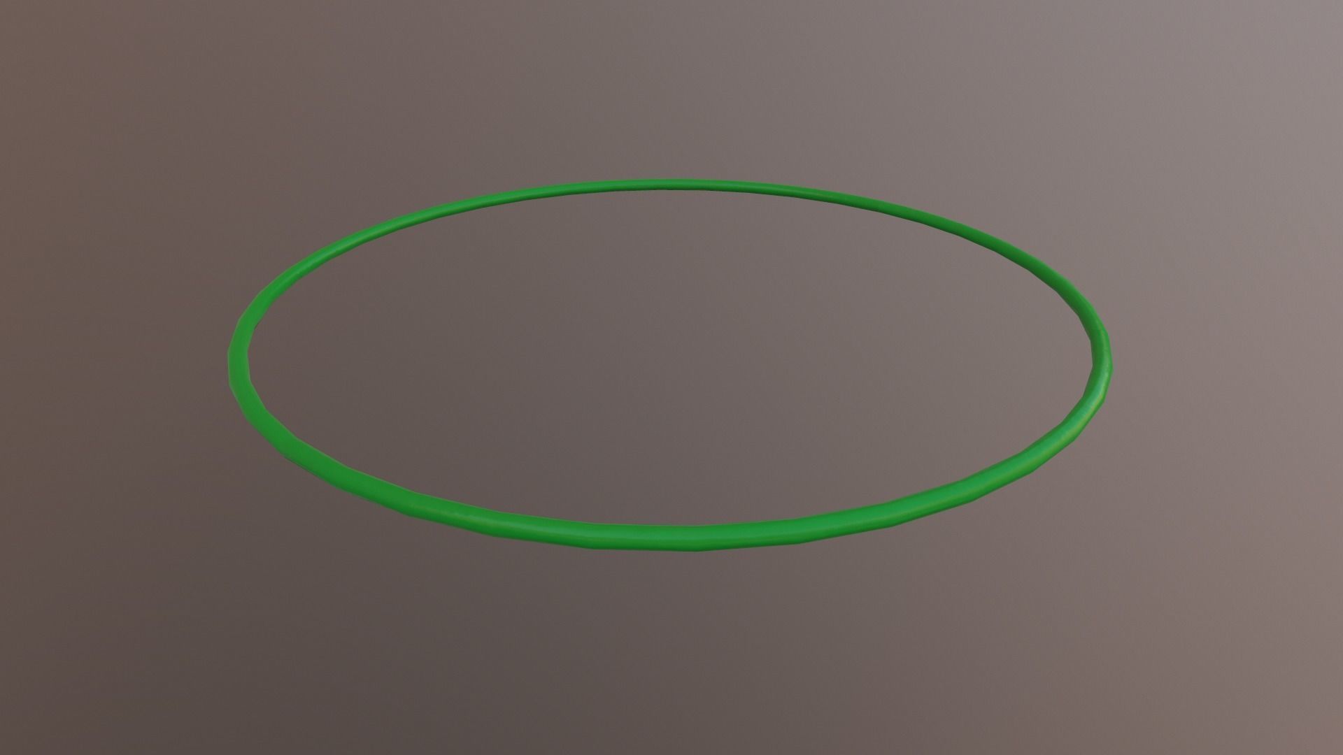 Hulahoop Green Low-poly 3D model_22
