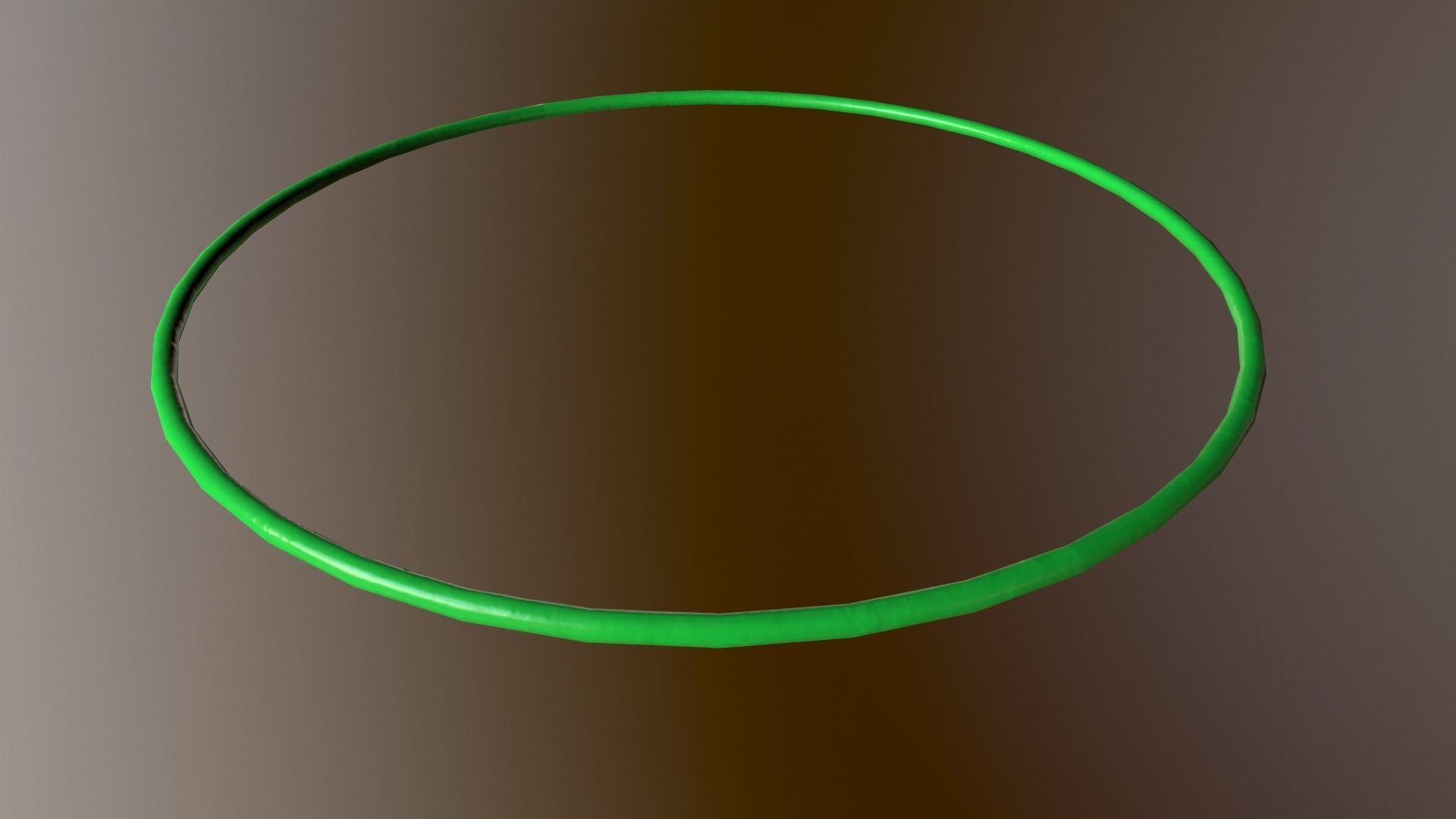 Hulahoop Green Low-poly 3D model_24