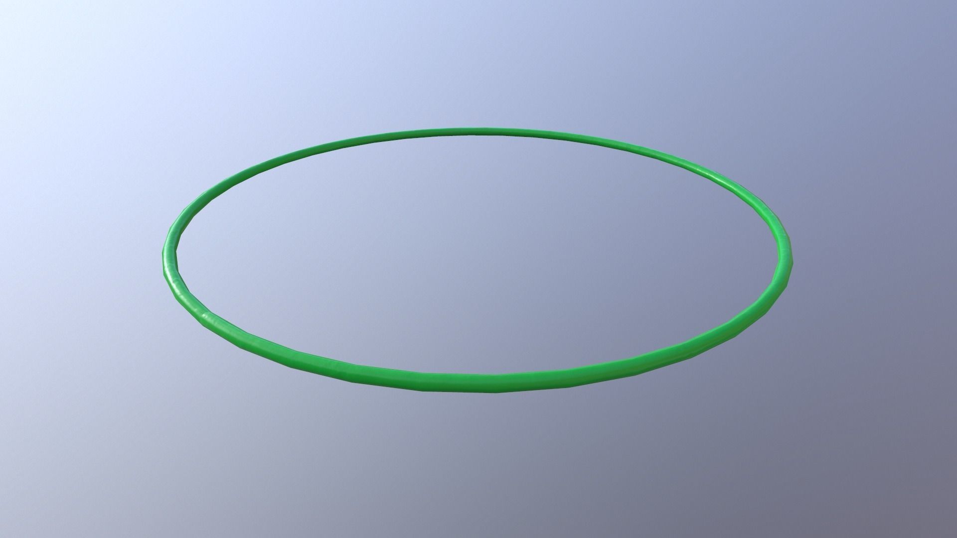 Hulahoop Green Low-poly 3D model_21