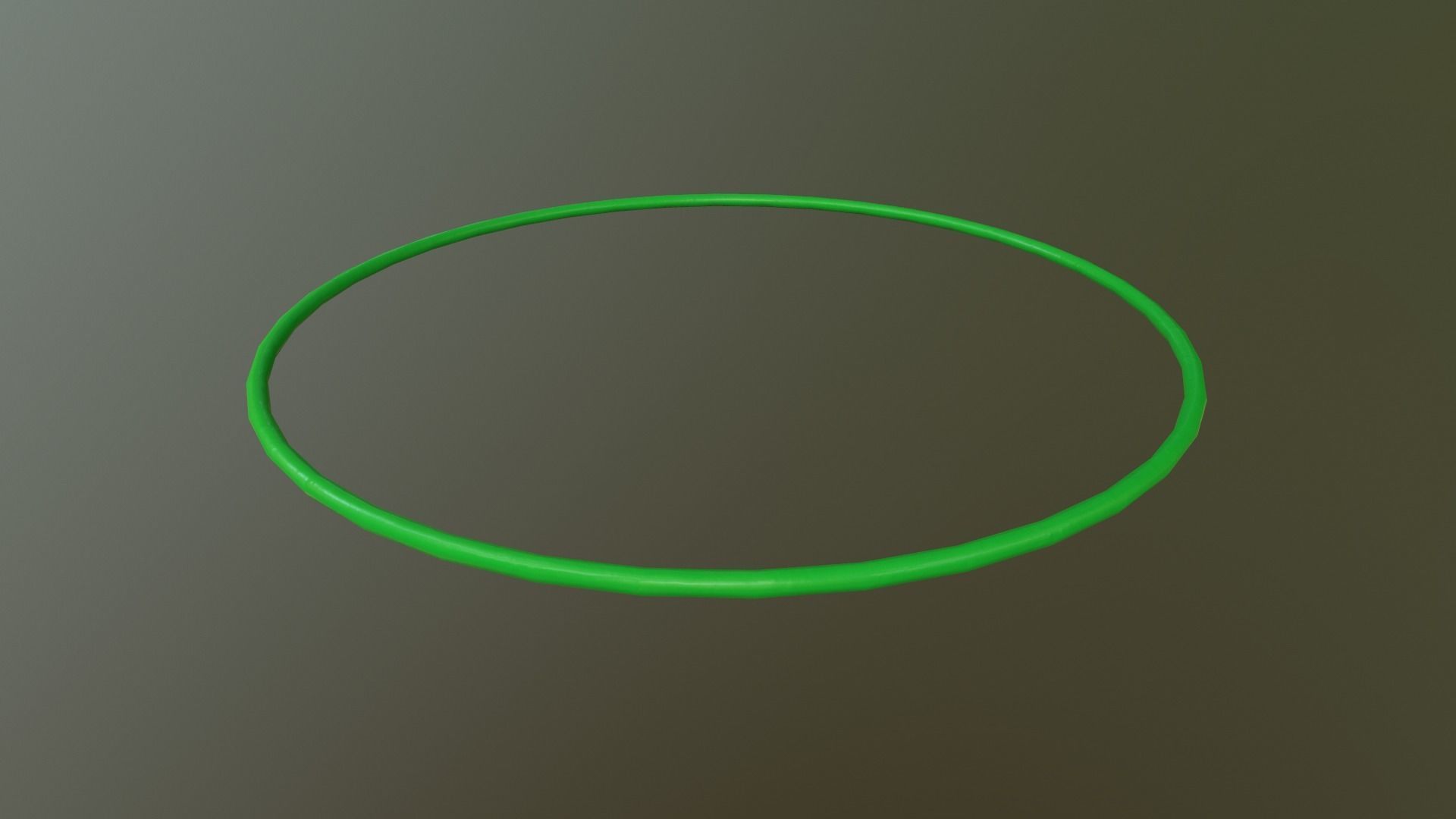 Hulahoop Green Low-poly 3D model_18