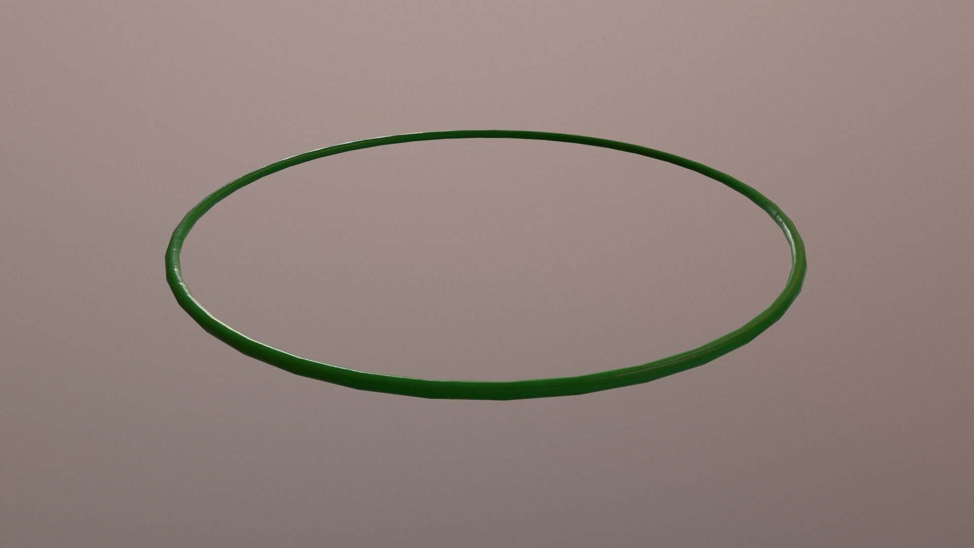 Hulahoop Green Low-poly 3D model_23