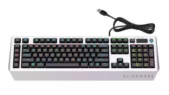 Alienware Pro Gaming Keyboard 3D model