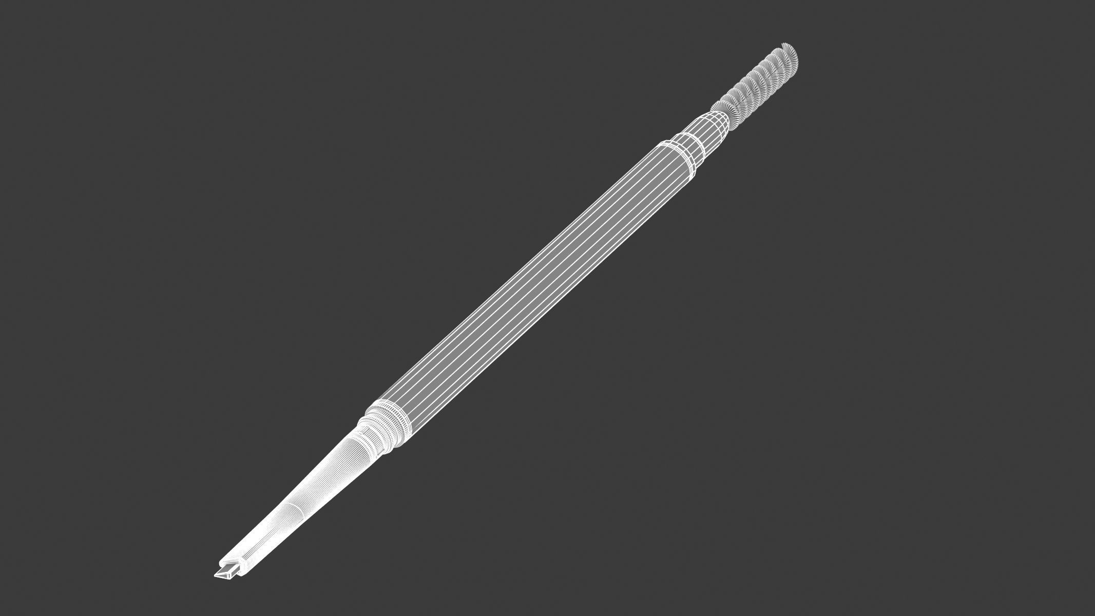 Eyebrow Pencil 3D model_28