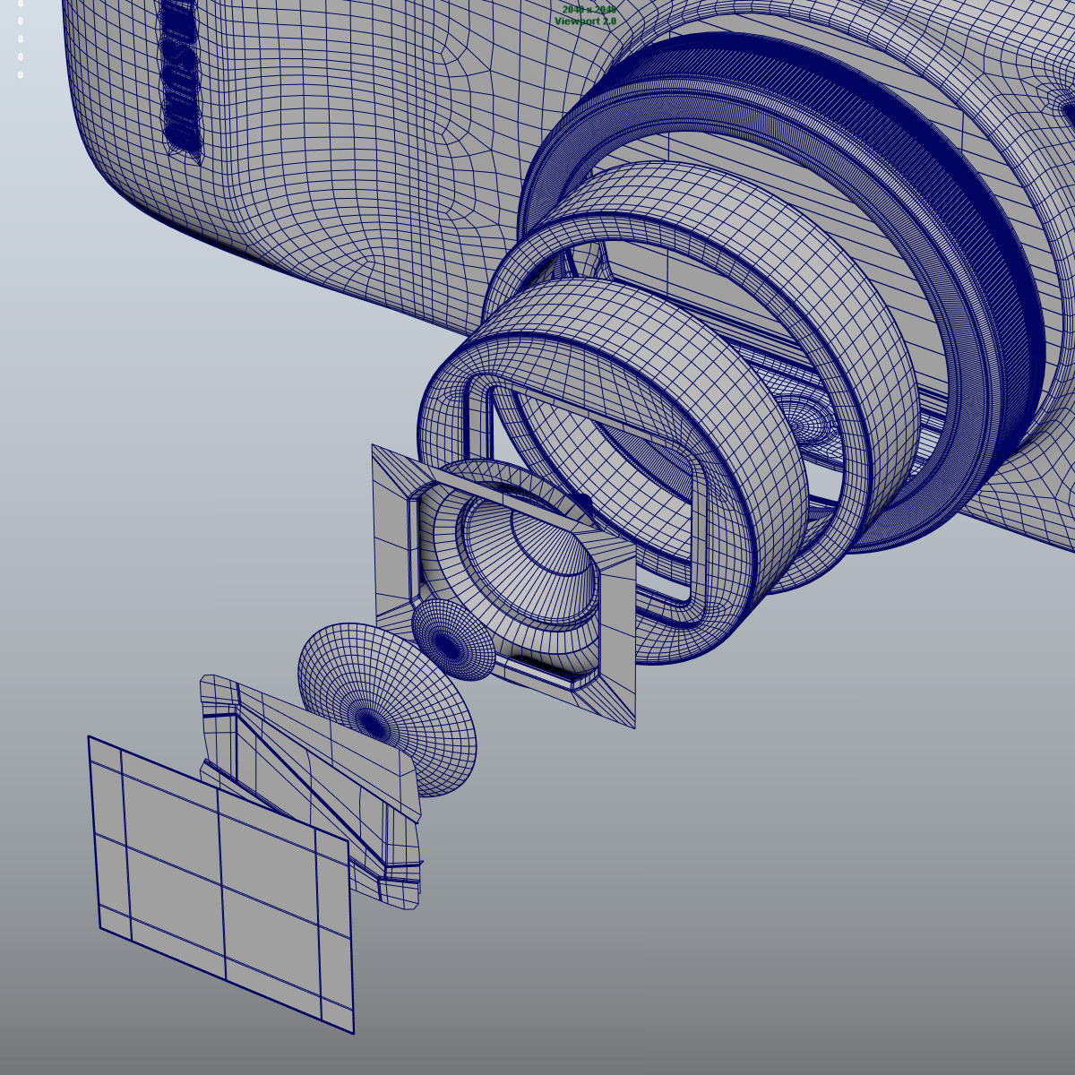 Galaxy S4 Zoom 3D model_17