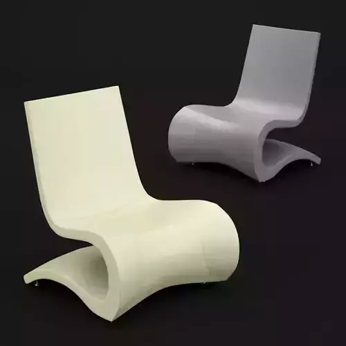 BT design Flow Lounge Chair  3D model