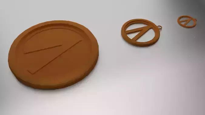 Glass Coaster Uruz and Pendant