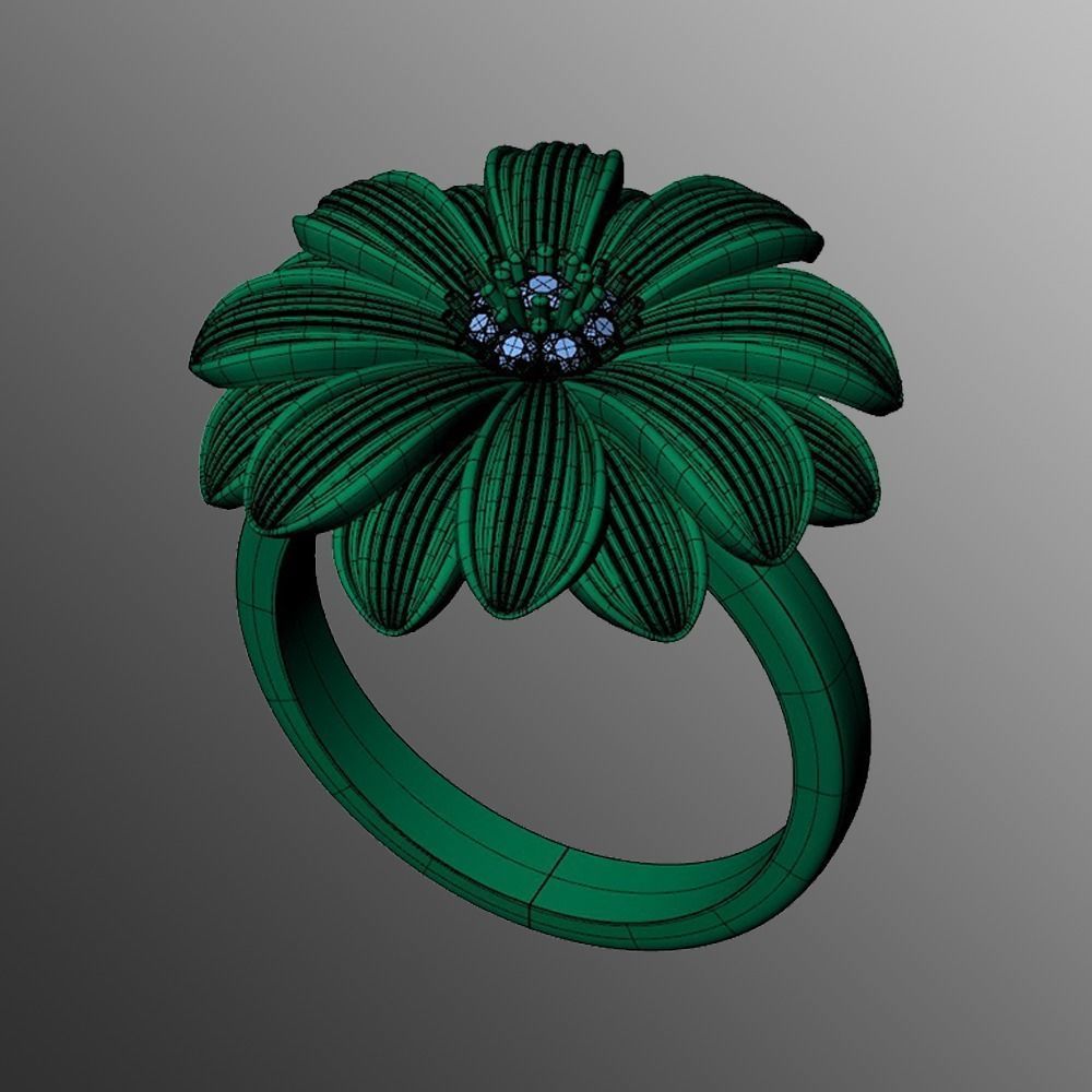 Ring  pl38 3D print model_2