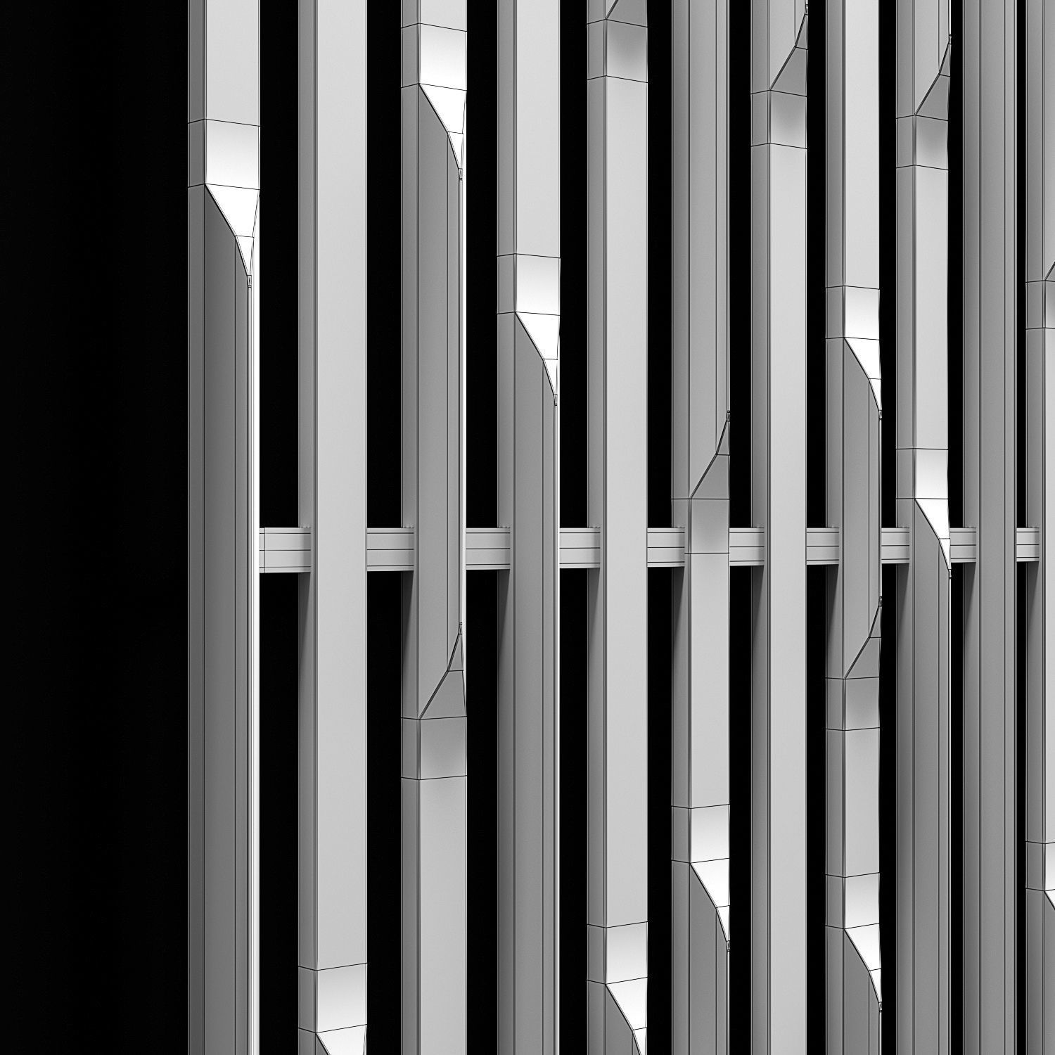 Wooden planks 3 3D model_5