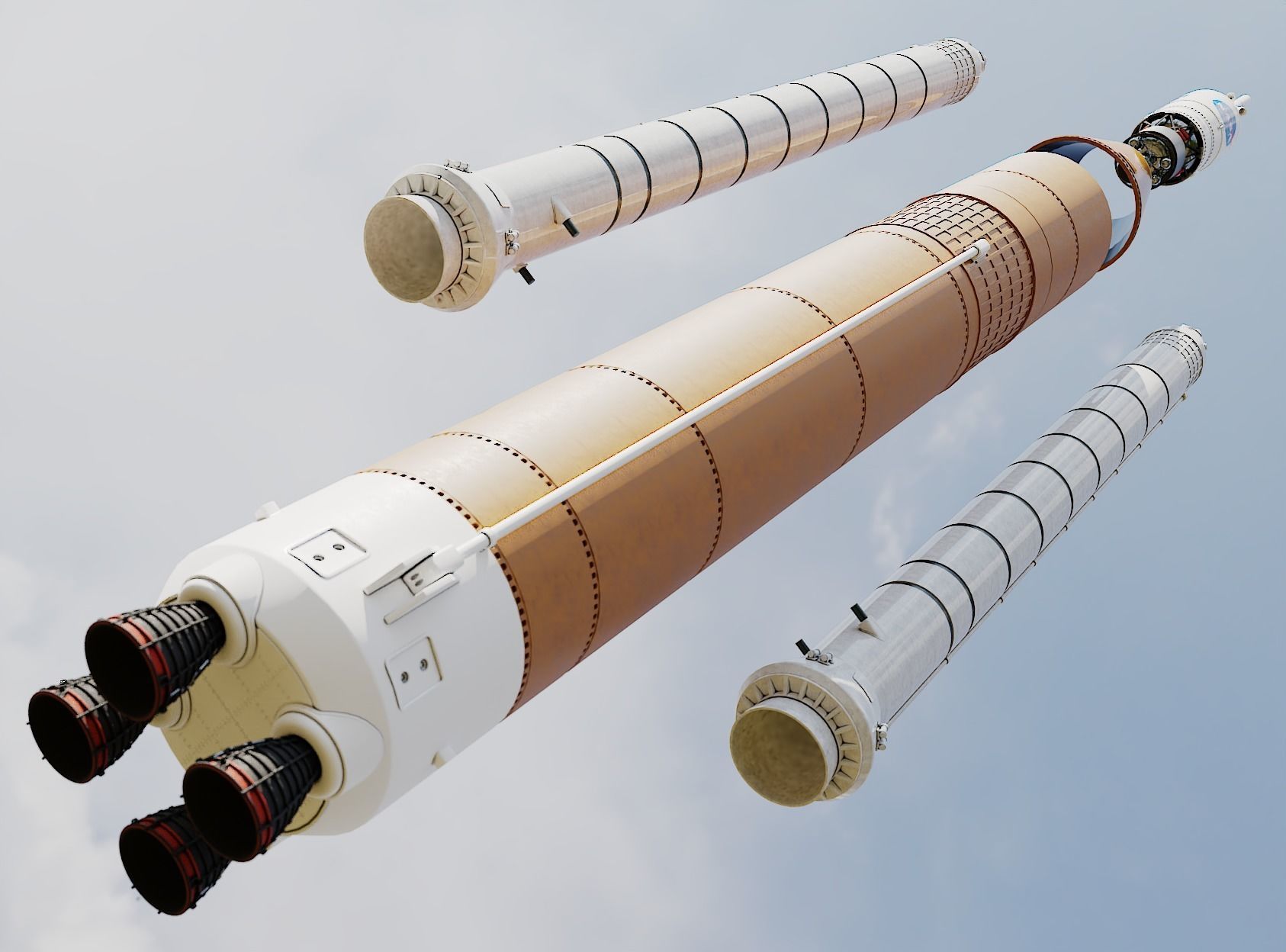 SLS Rocket 3D model_27