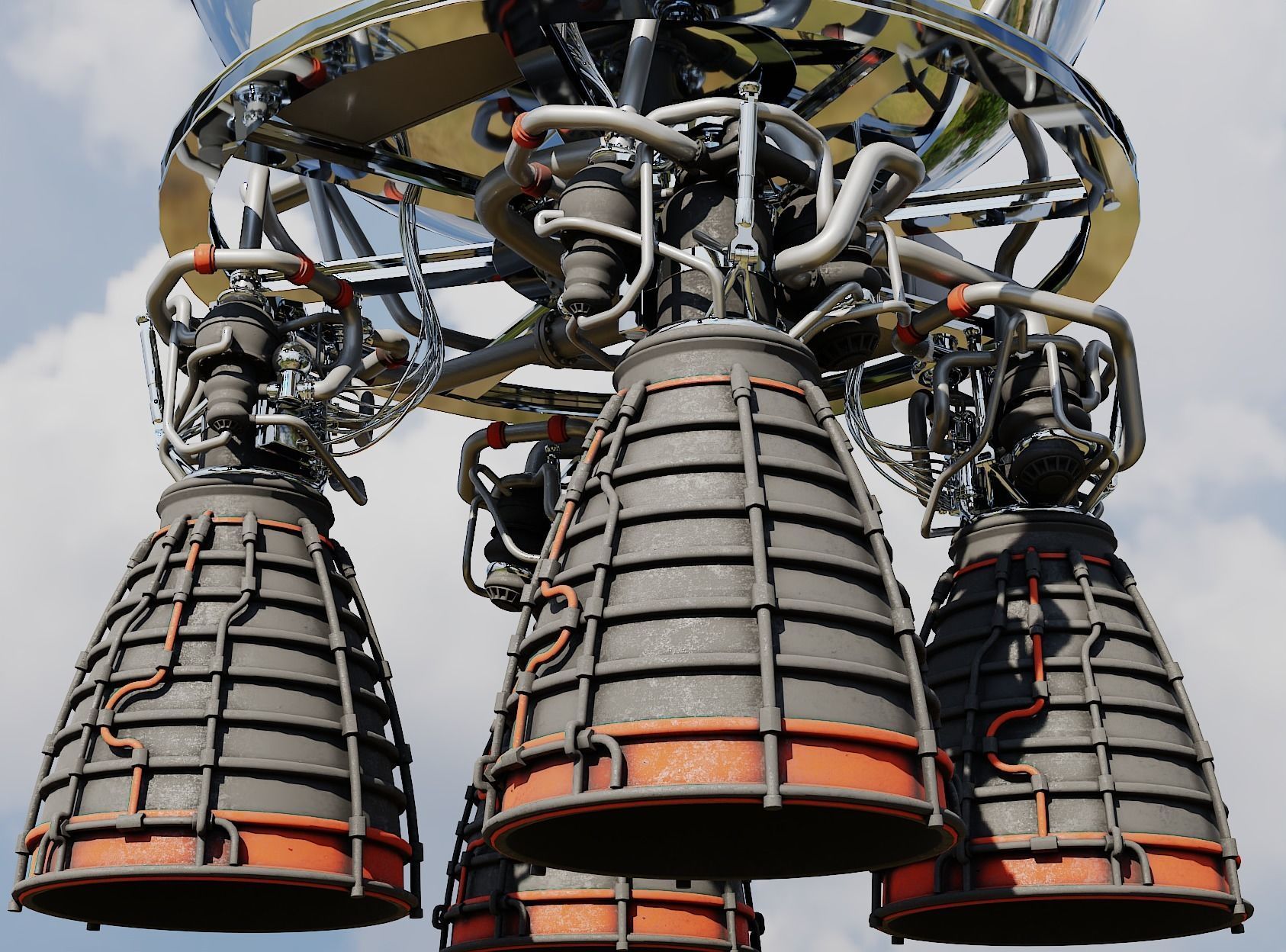 SLS Rocket 3D model_23