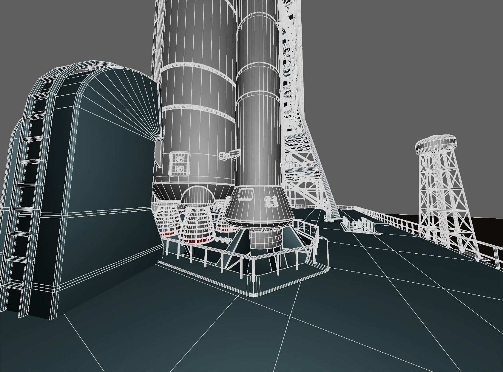 SLS Rocket 3D model_29