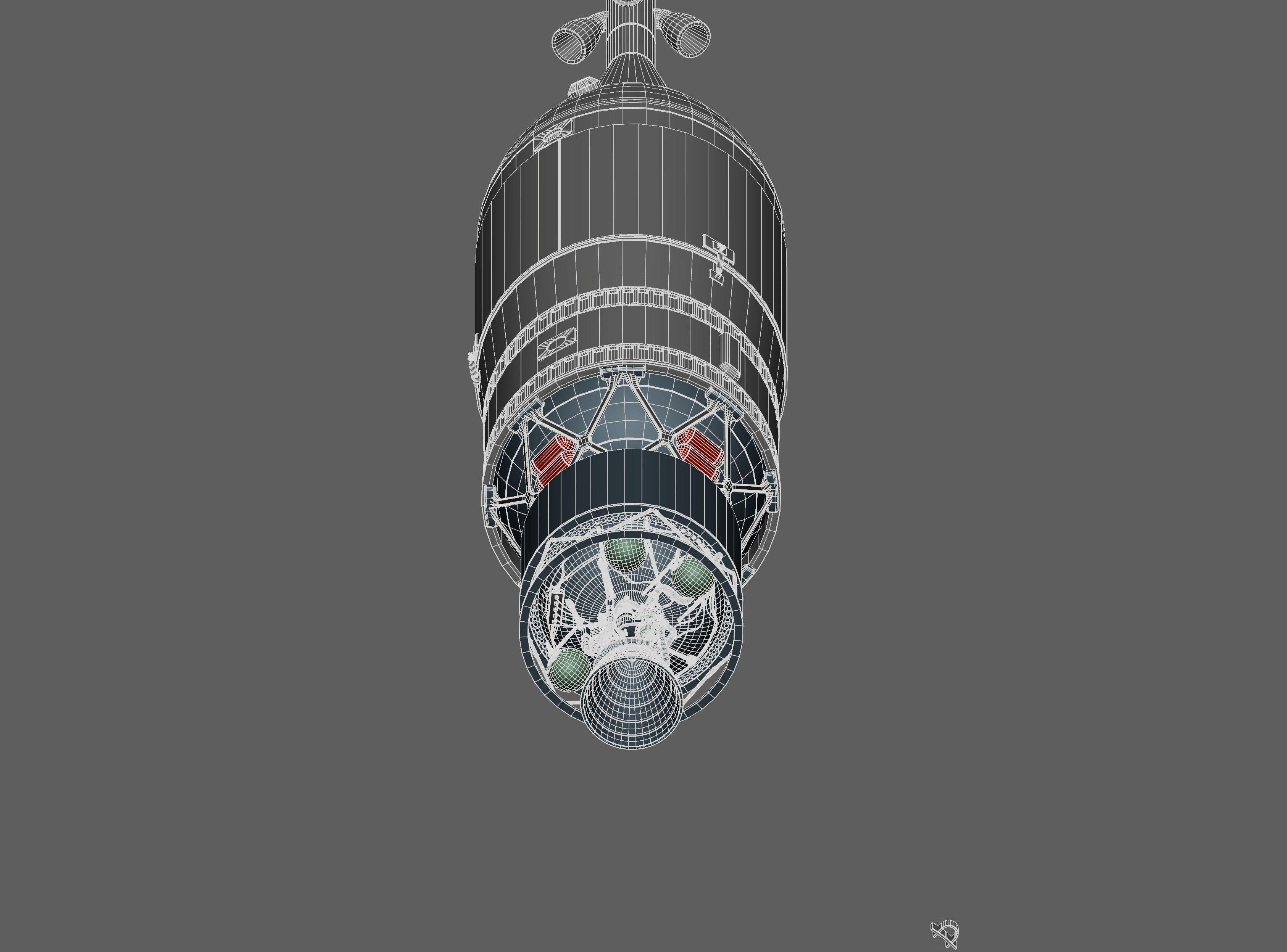 SLS Rocket 3D model_31