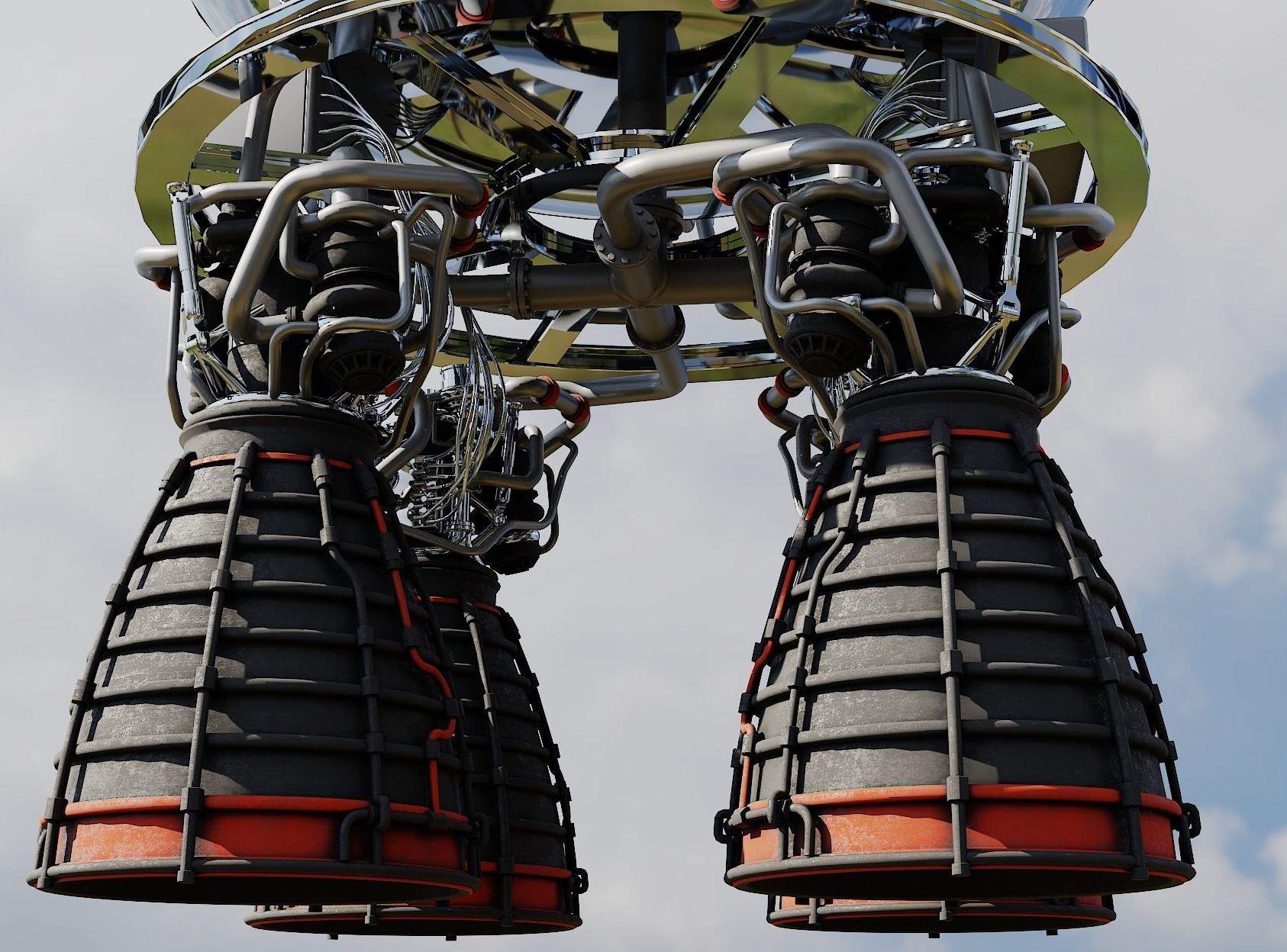 SLS Rocket 3D model_24