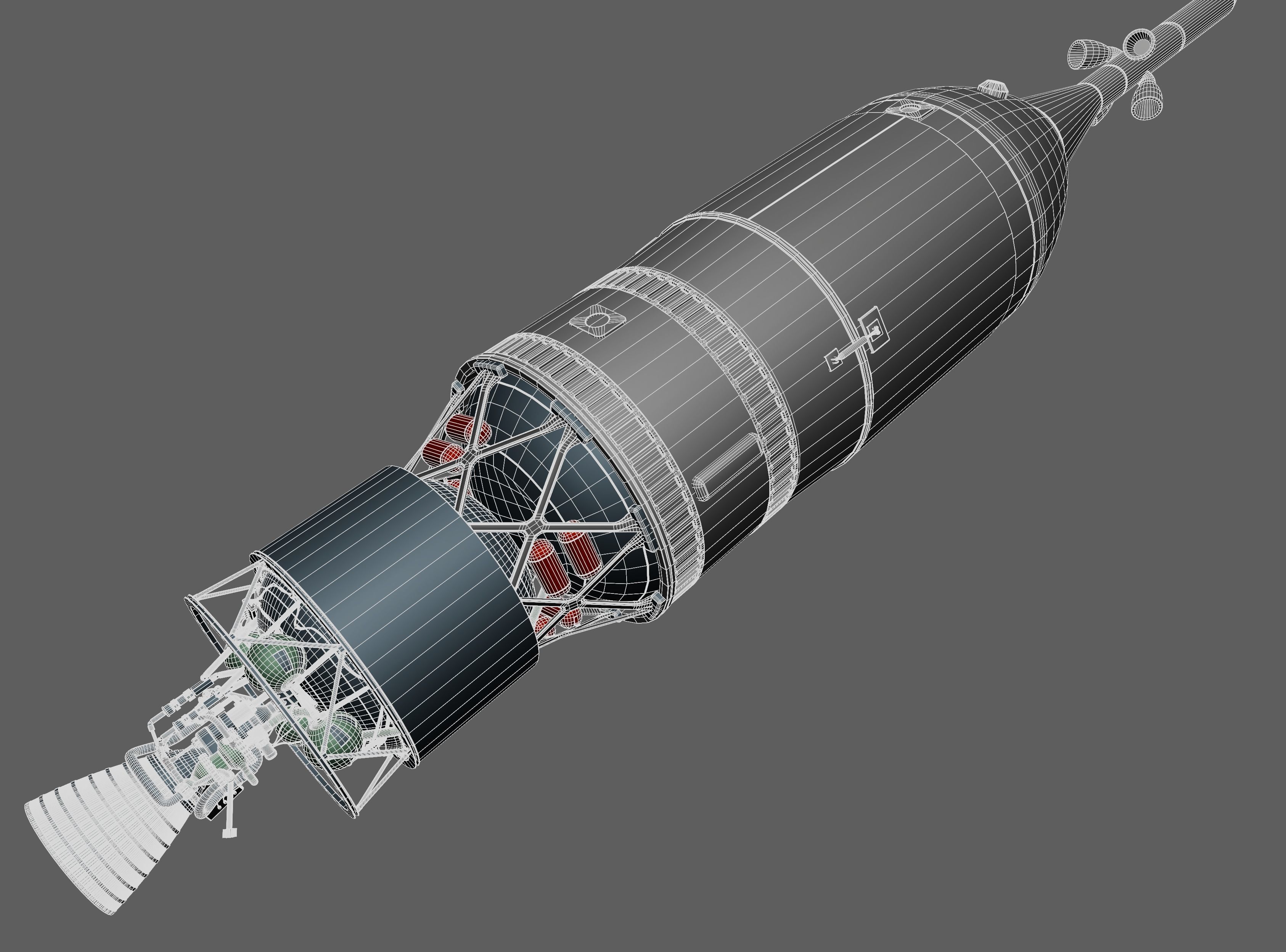 SLS Rocket 3D model_34