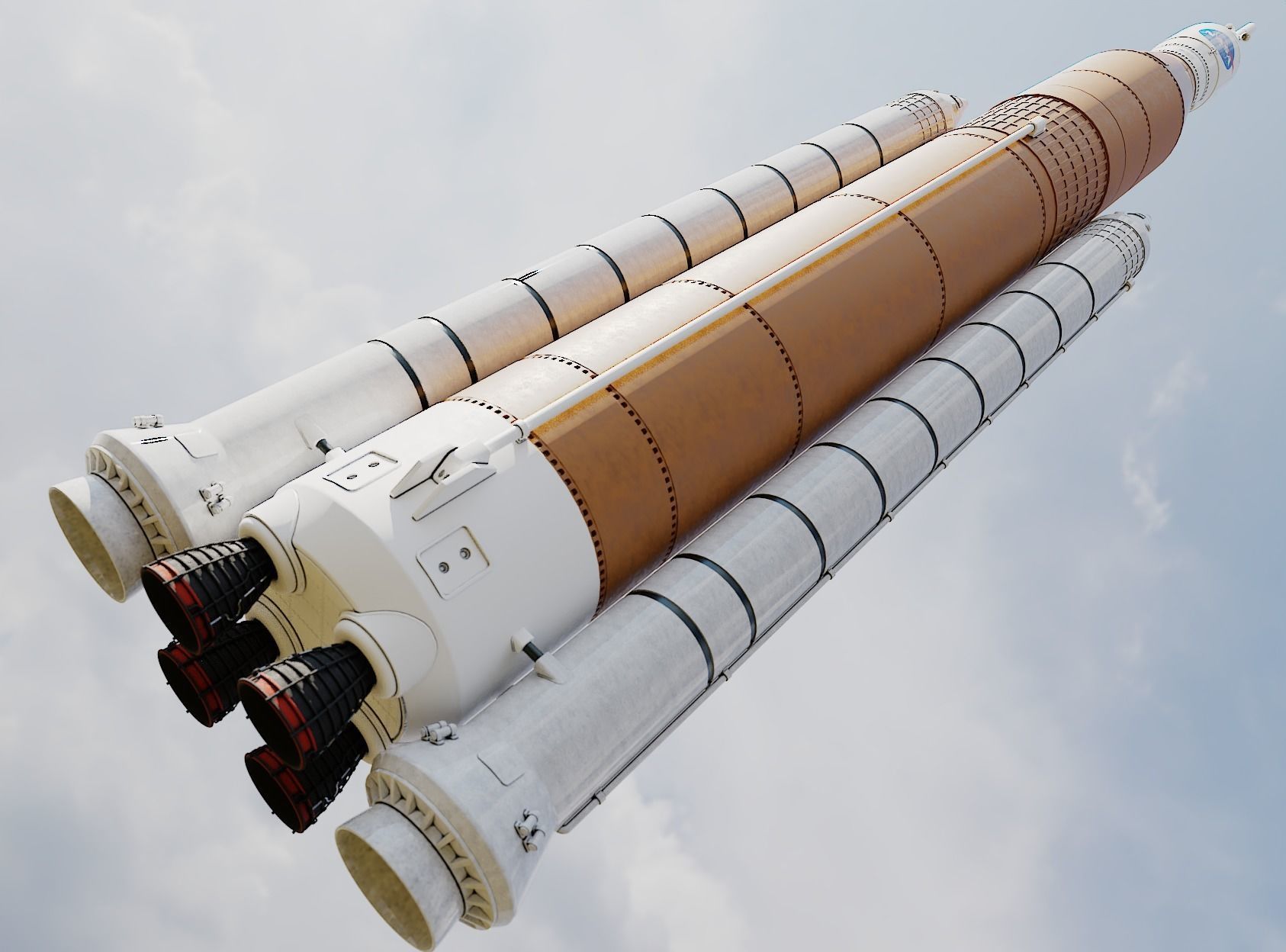 SLS Rocket 3D model_18