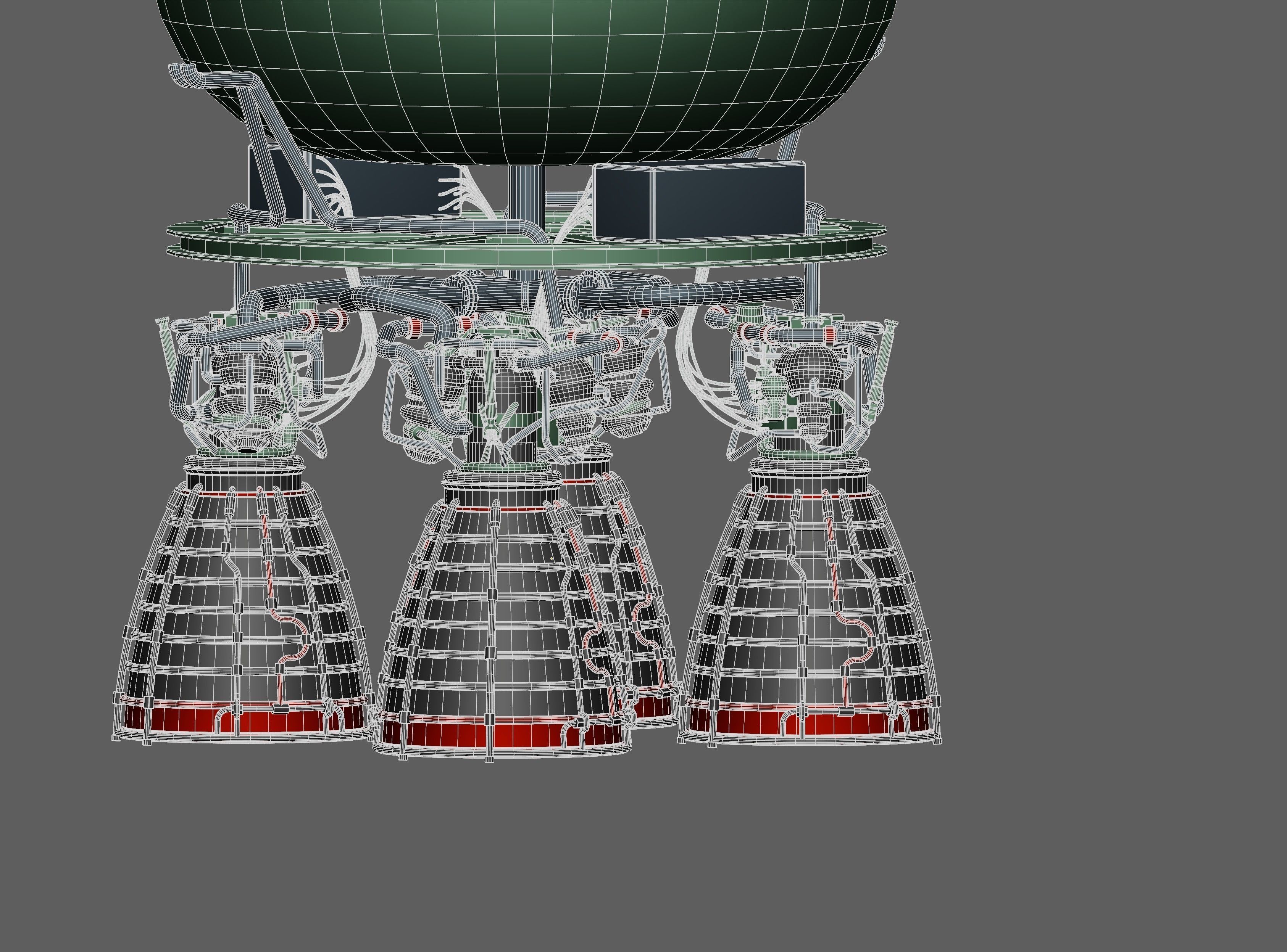SLS Rocket 3D model_33