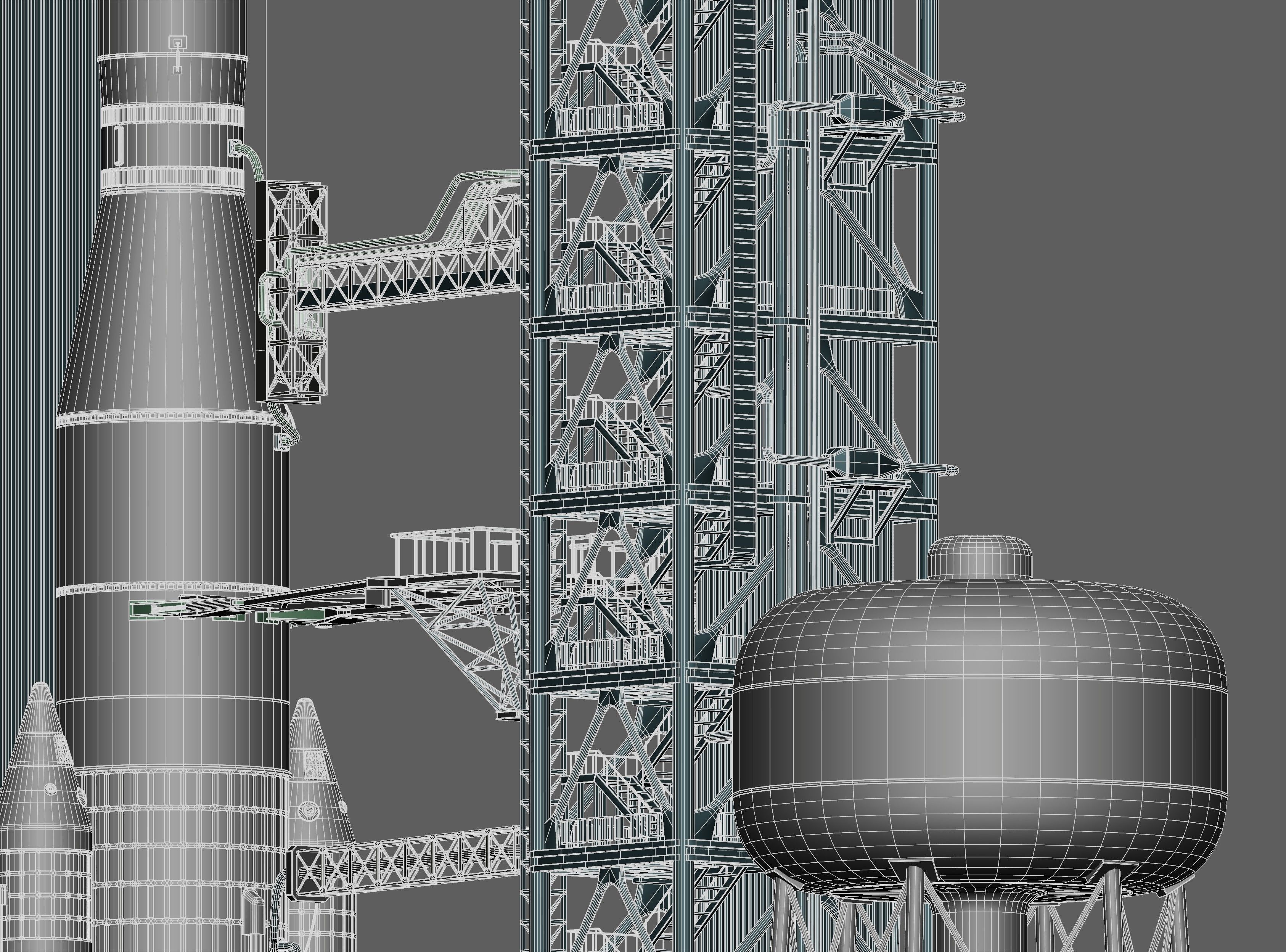 SLS Rocket 3D model_30