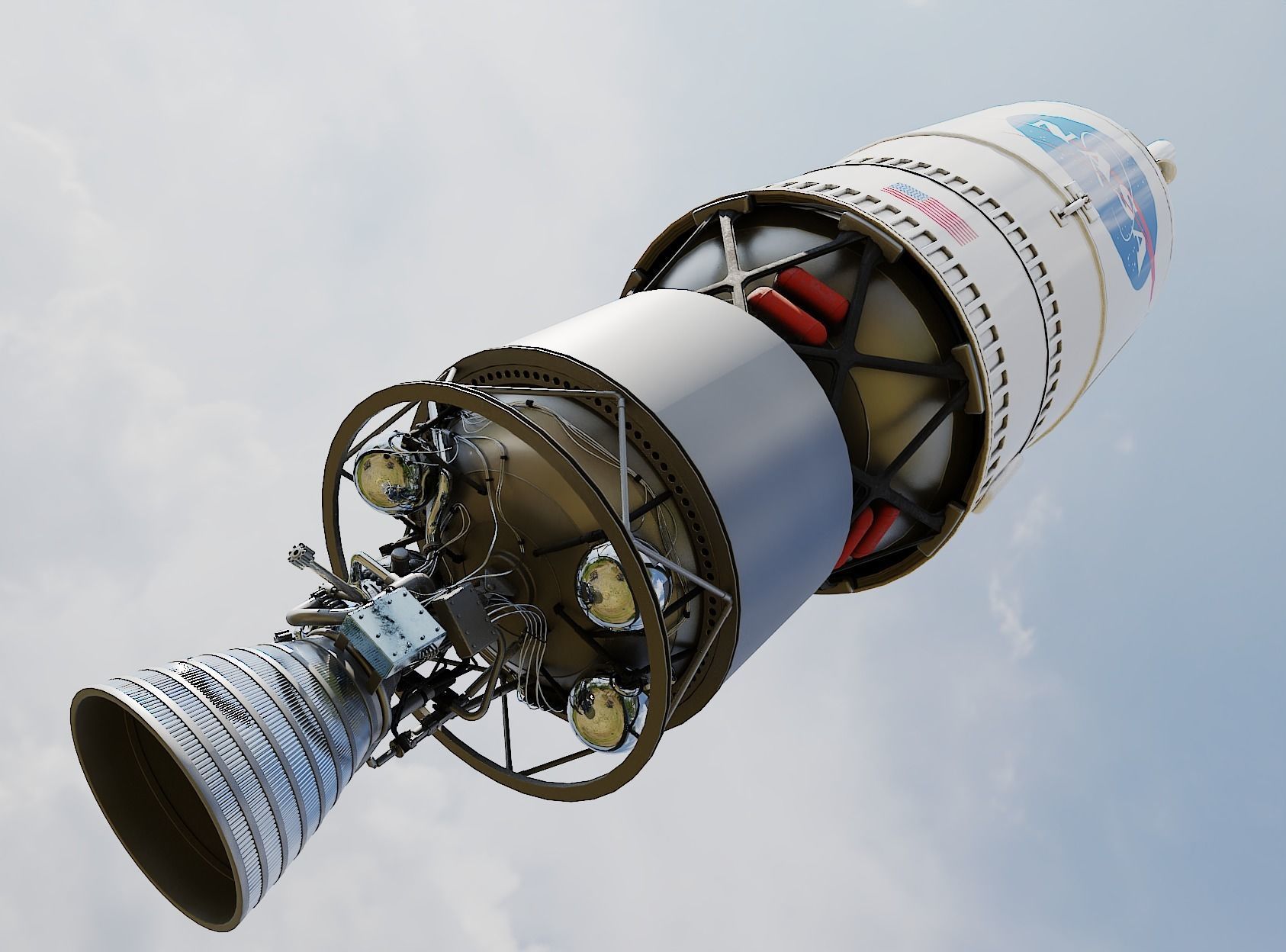 SLS Rocket 3D model_21