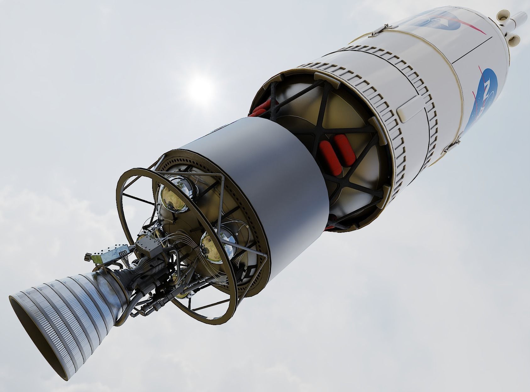 SLS Rocket 3D model_22