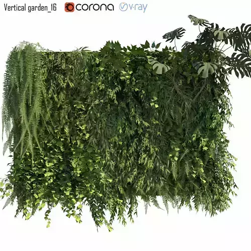 Vertical garden 16 3D model