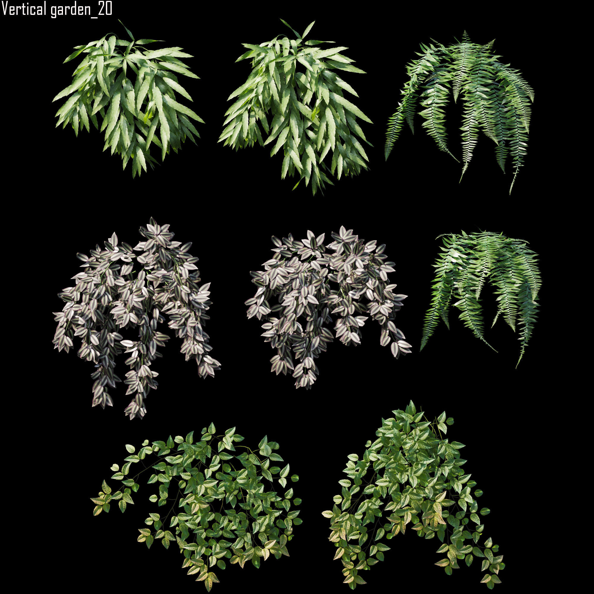 Vertical garden 21 3D model_1