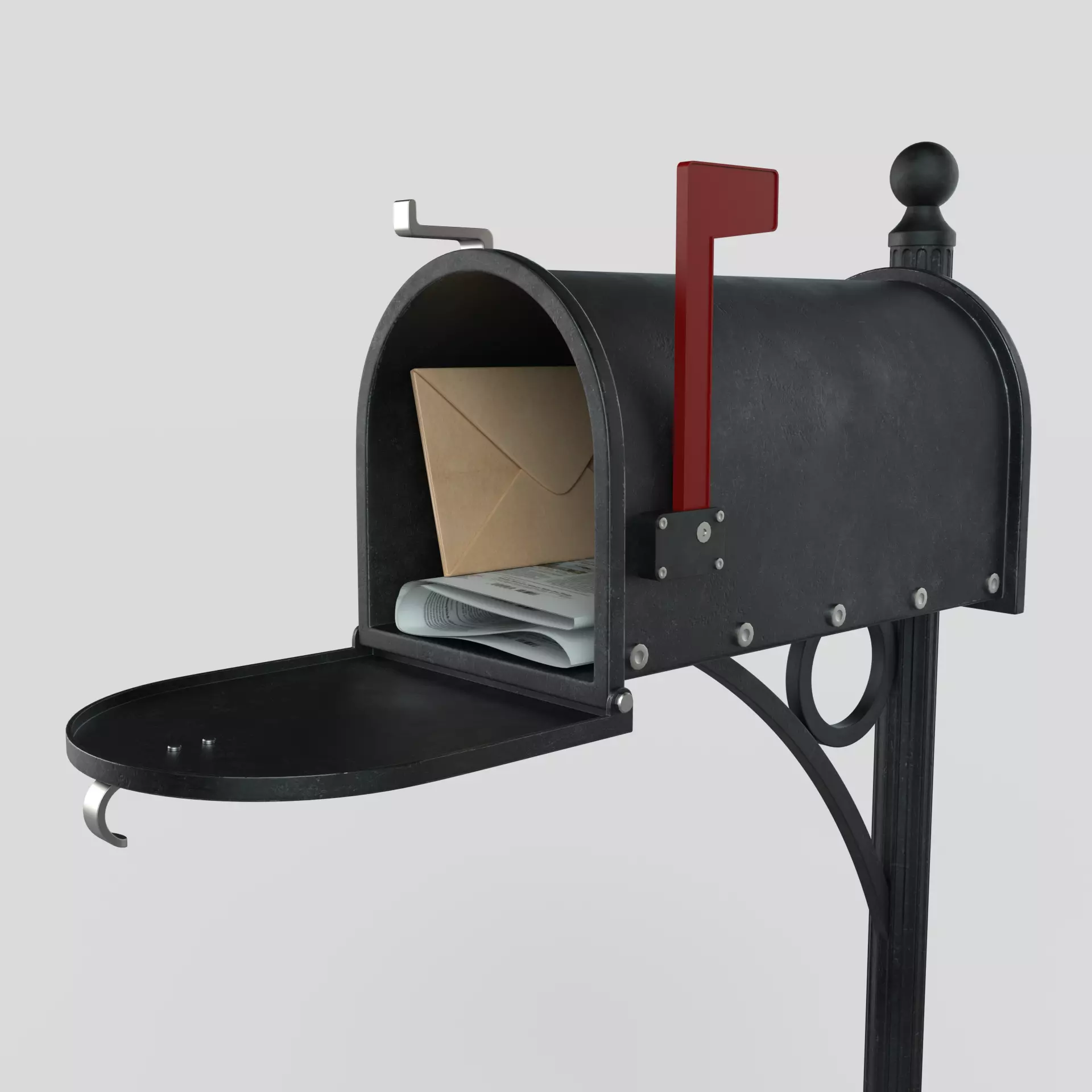American Mailbox 3D model_0