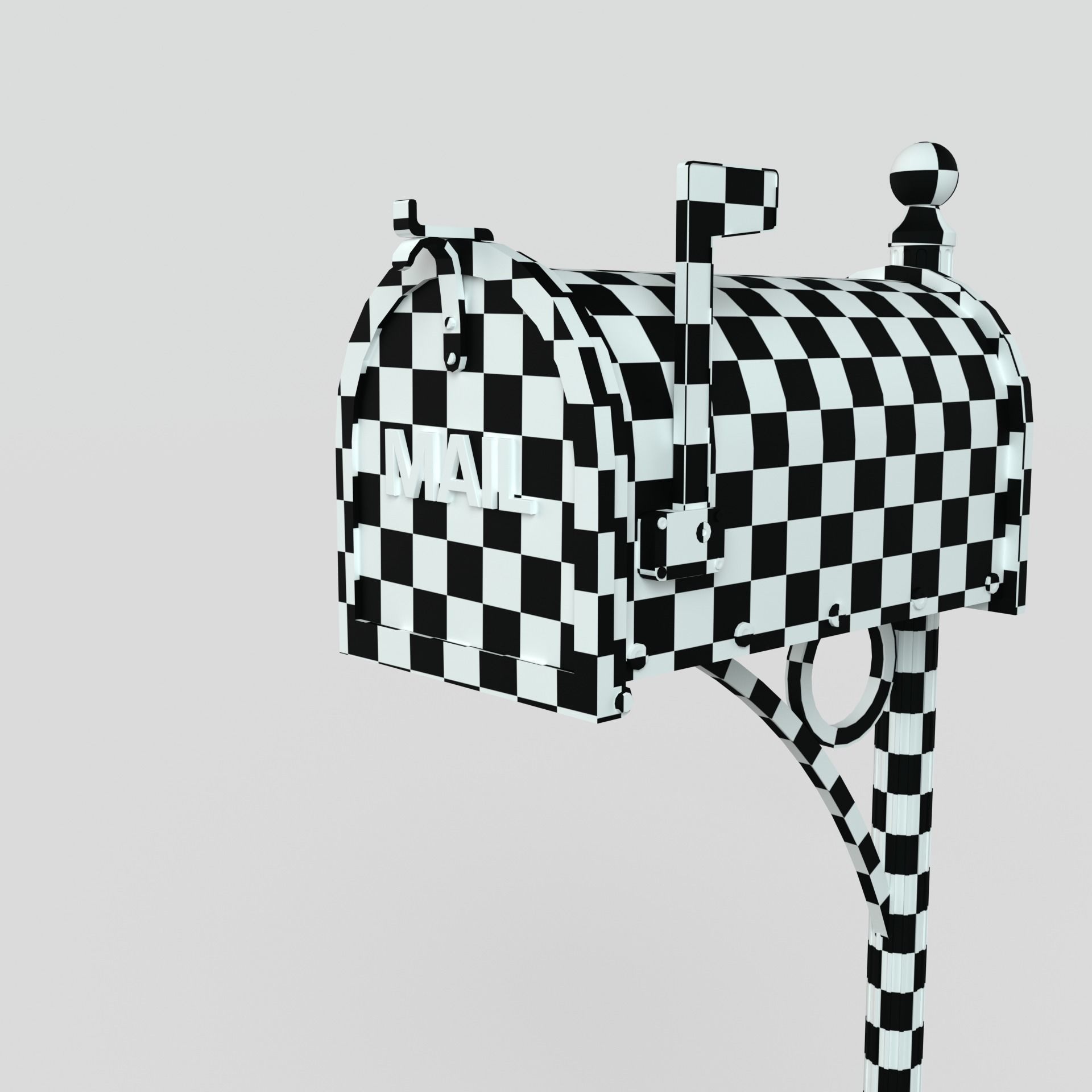 American Mailbox 3D model_17