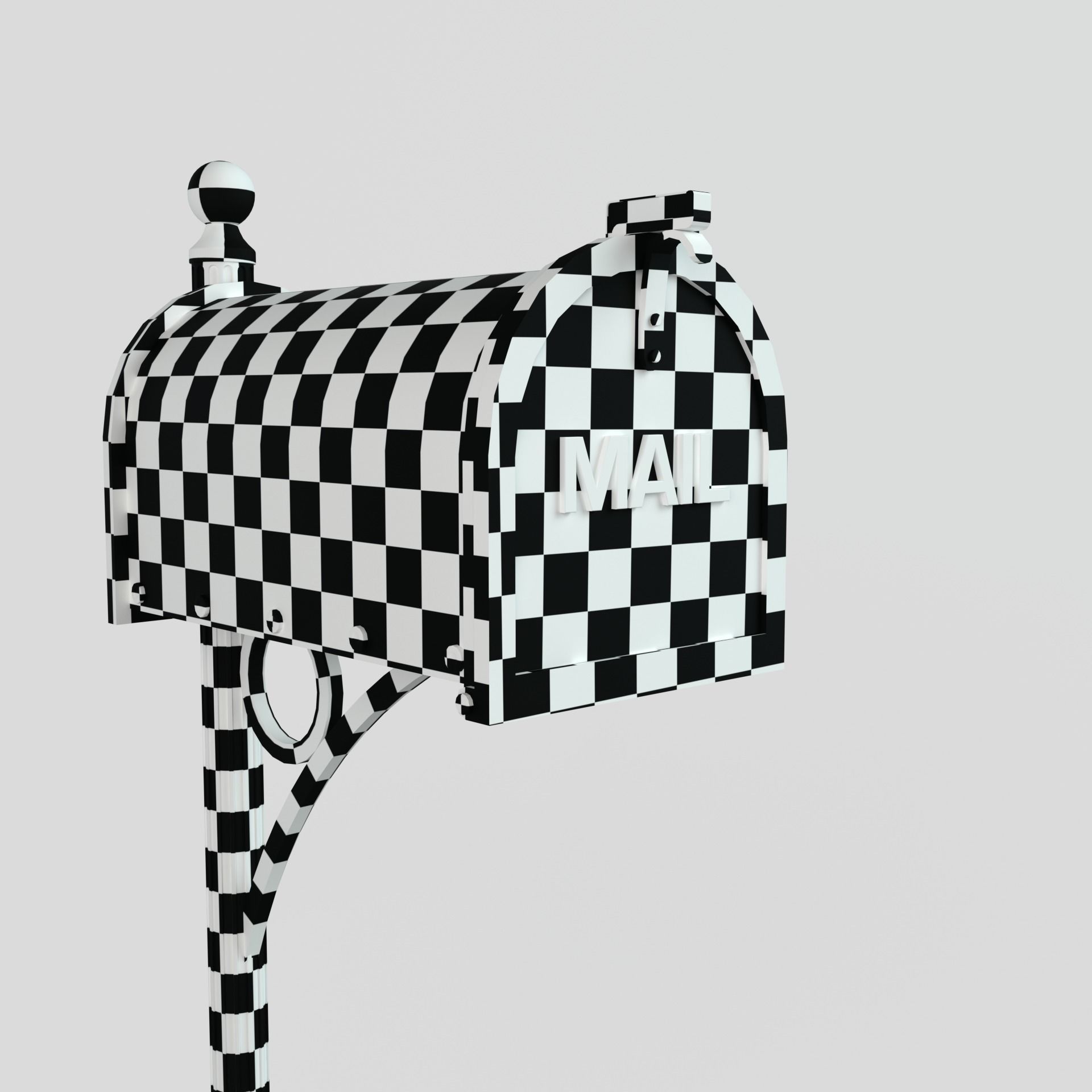 American Mailbox 3D model_18