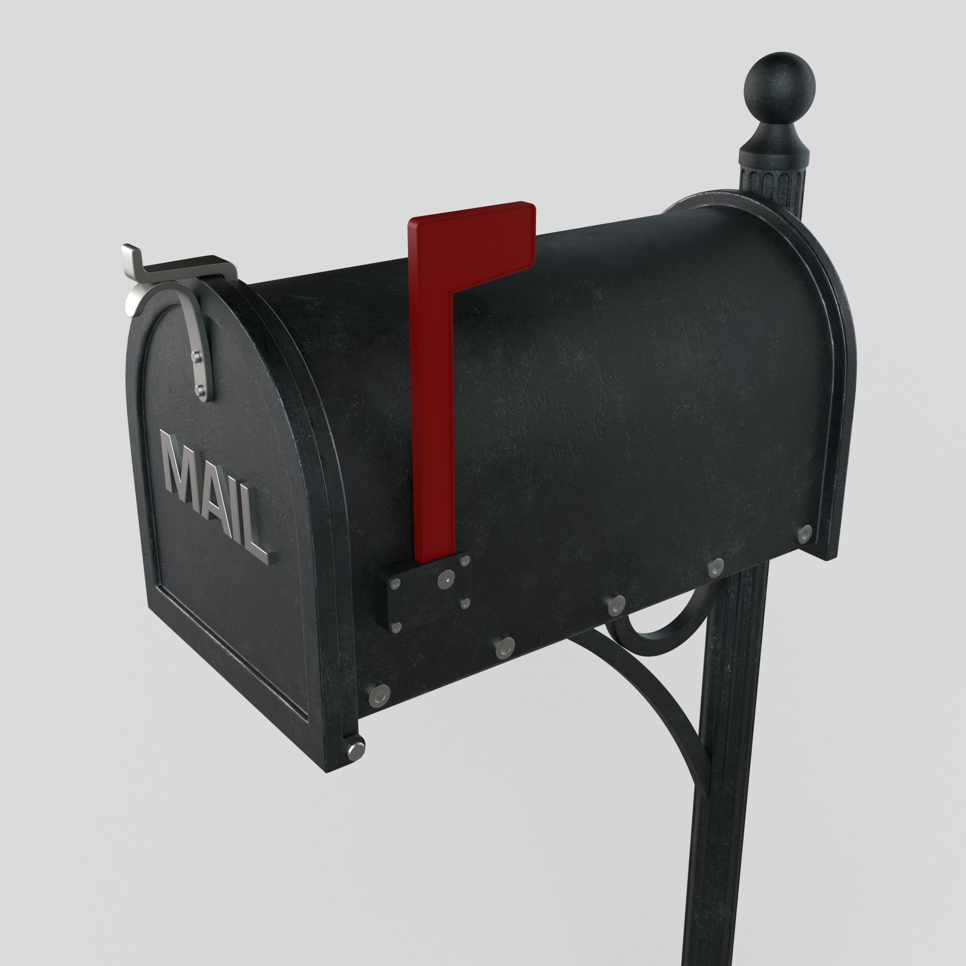 American Mailbox 3D model_9