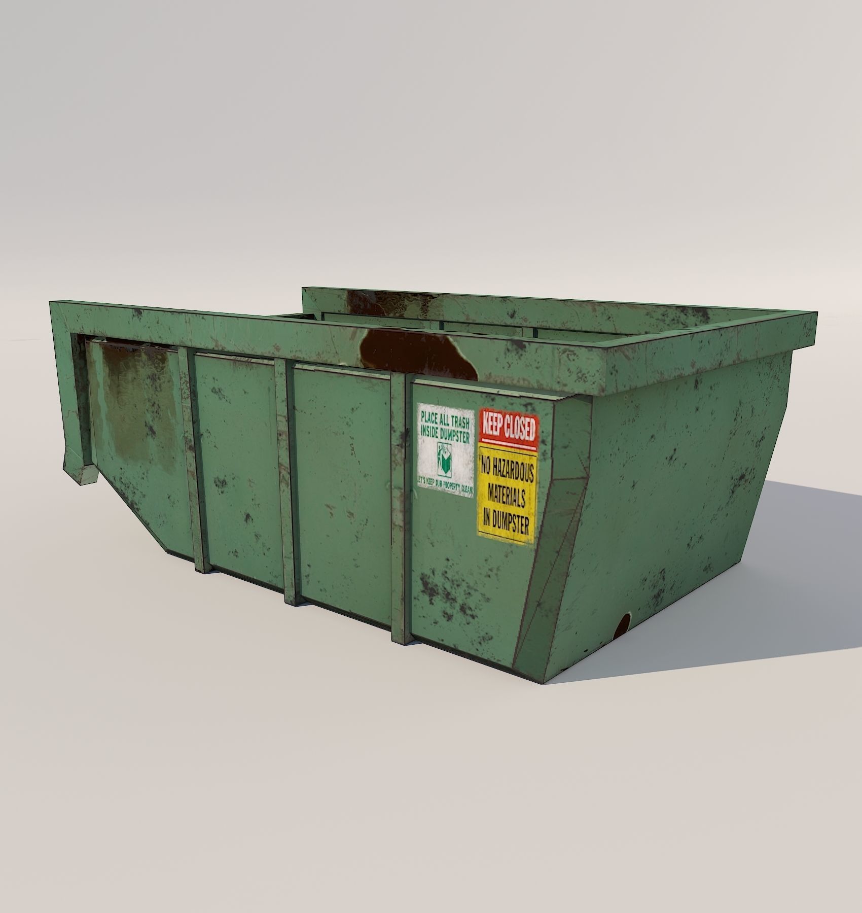 New York City elements Low-poly 3D model_20